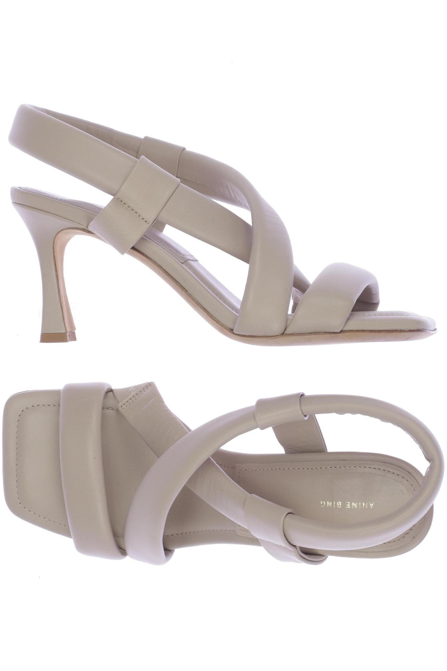 

Anine Bing Damen Sandale, beige, Gr. 39