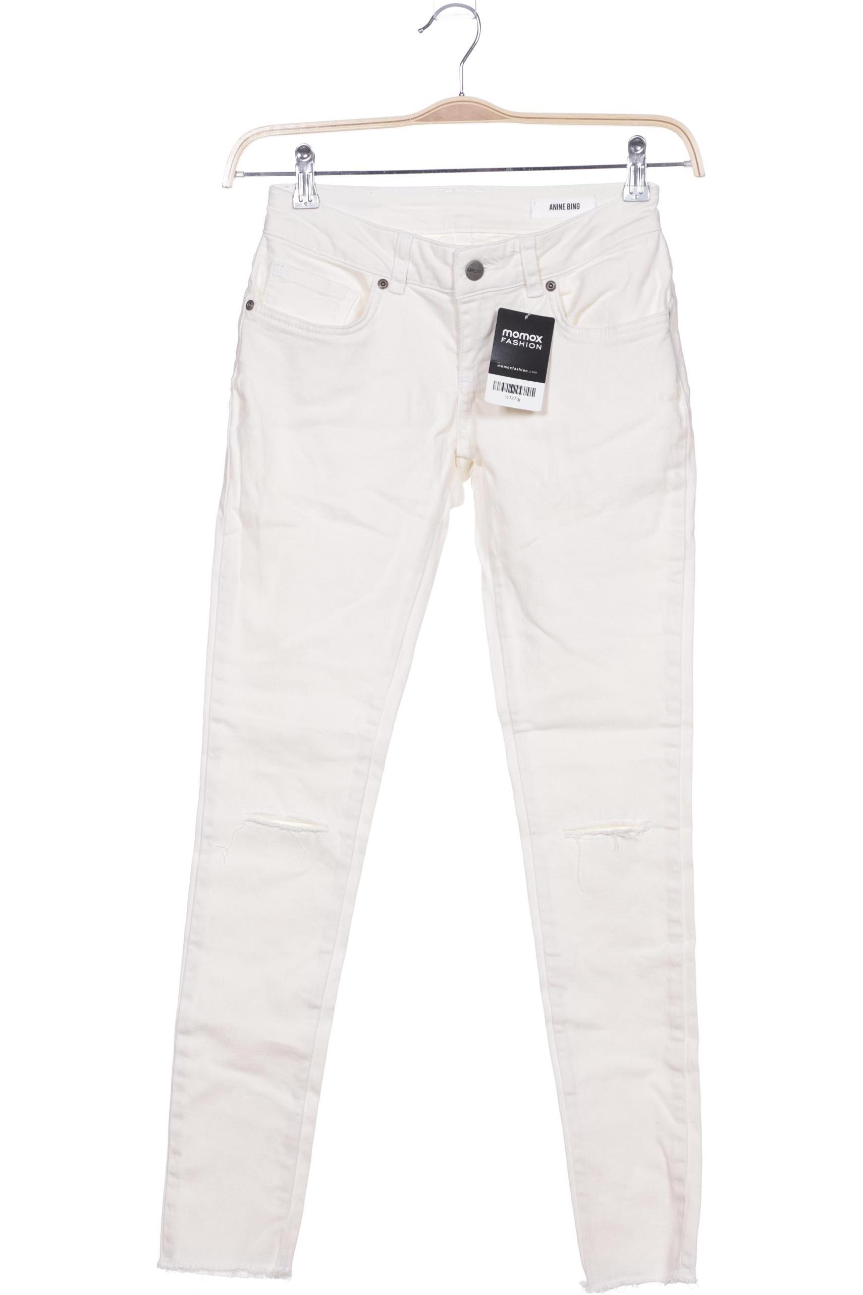 

Anine Bing Damen Jeans, cremeweiß, Gr. 24