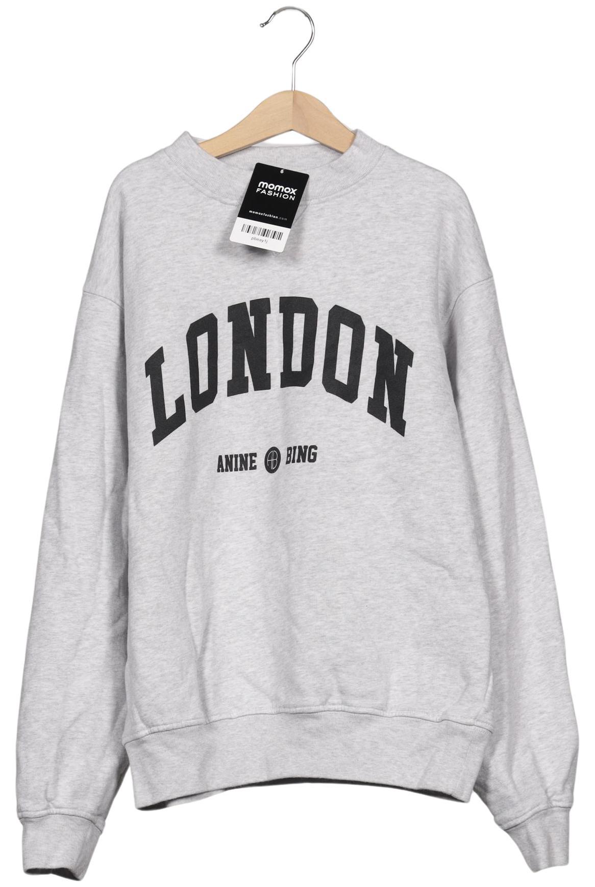 

Anine Bing Damen Sweatshirt, grau, Gr. 34
