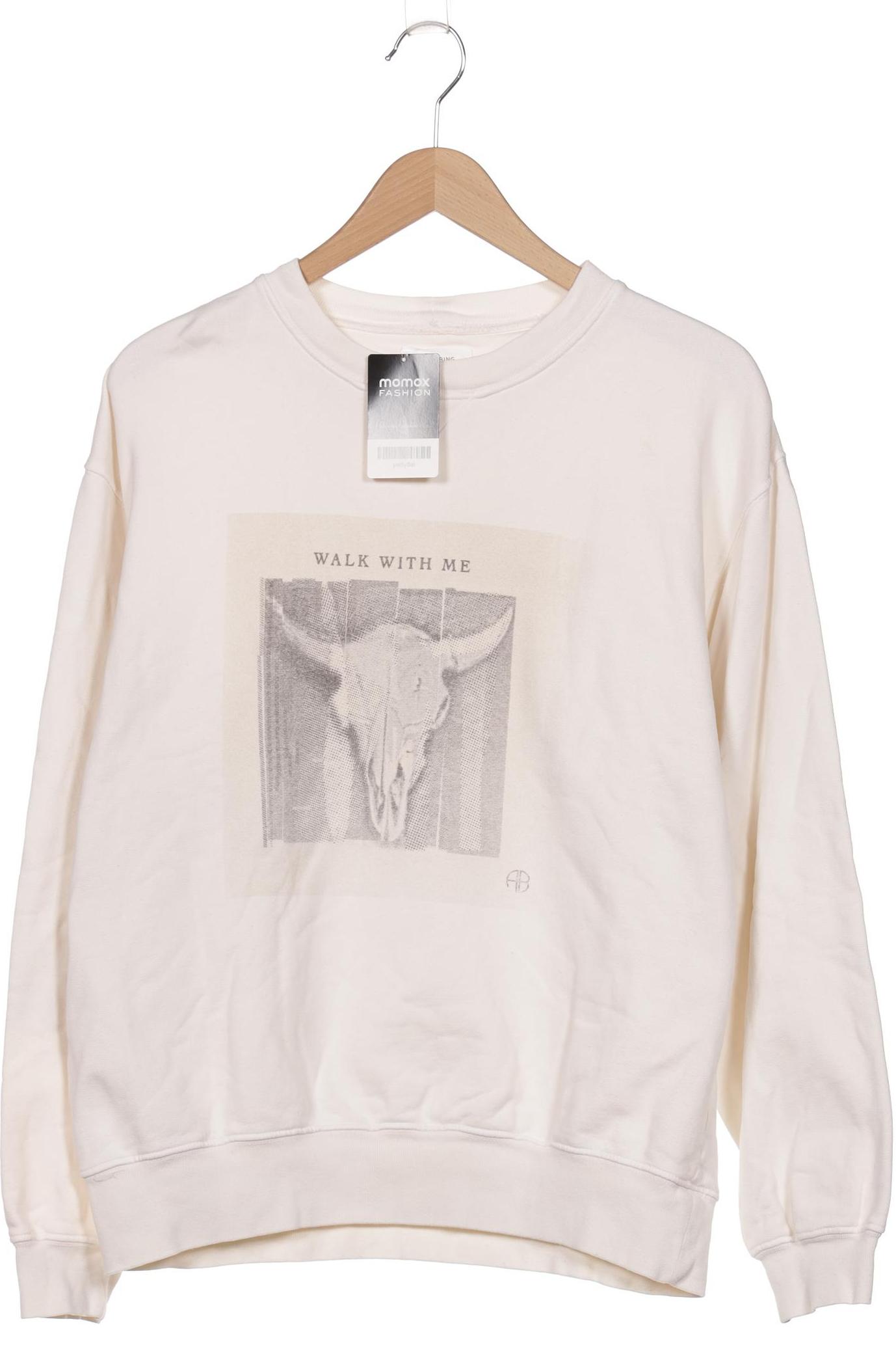 

Anine Bing Damen Sweatshirt, cremeweiß, Gr. 42
