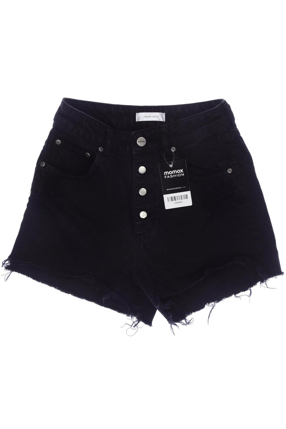 

Anine Bing Damen Shorts, schwarz, Gr. 36