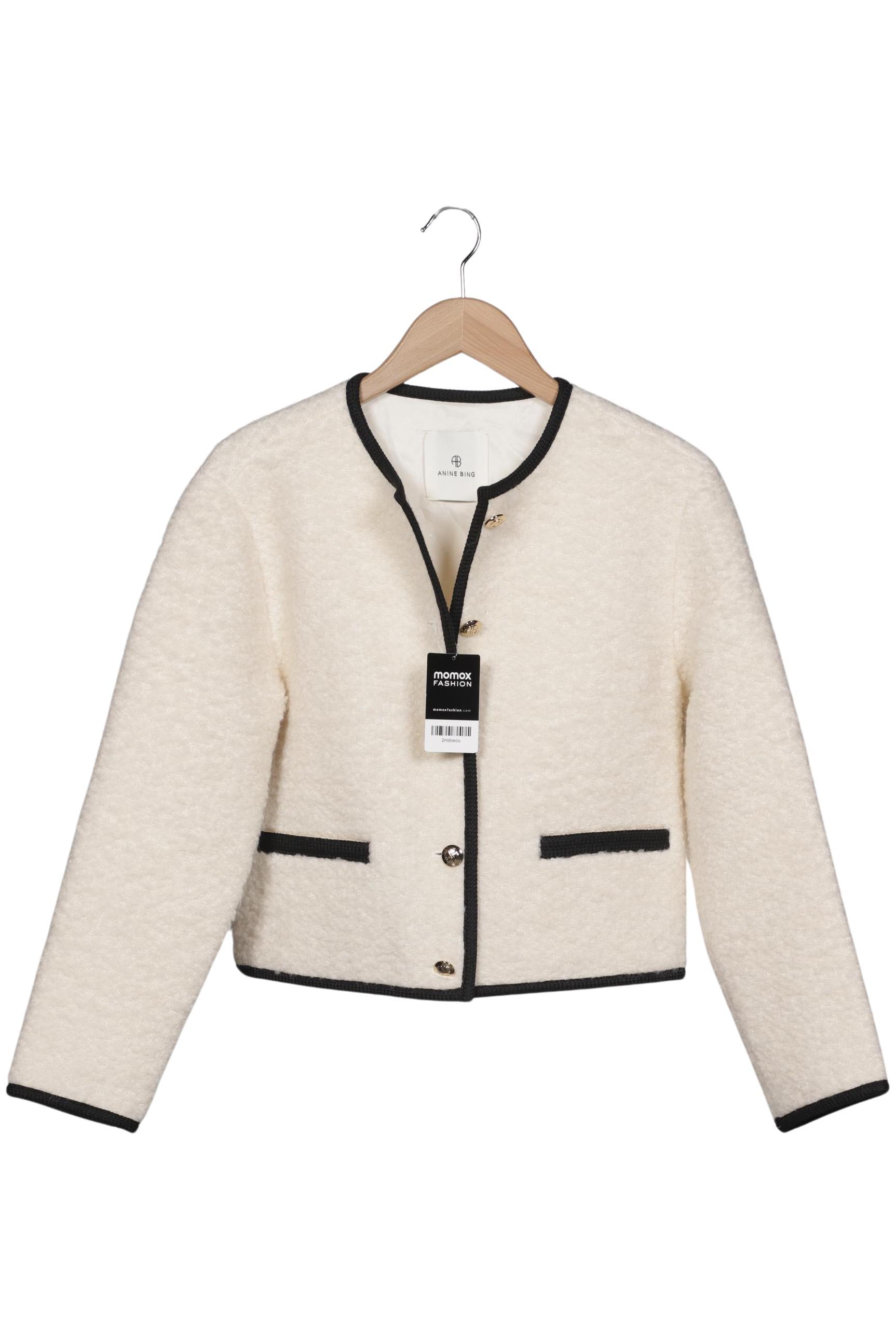 

Anine Bing Damen Jacke, cremeweiß, Gr. 34