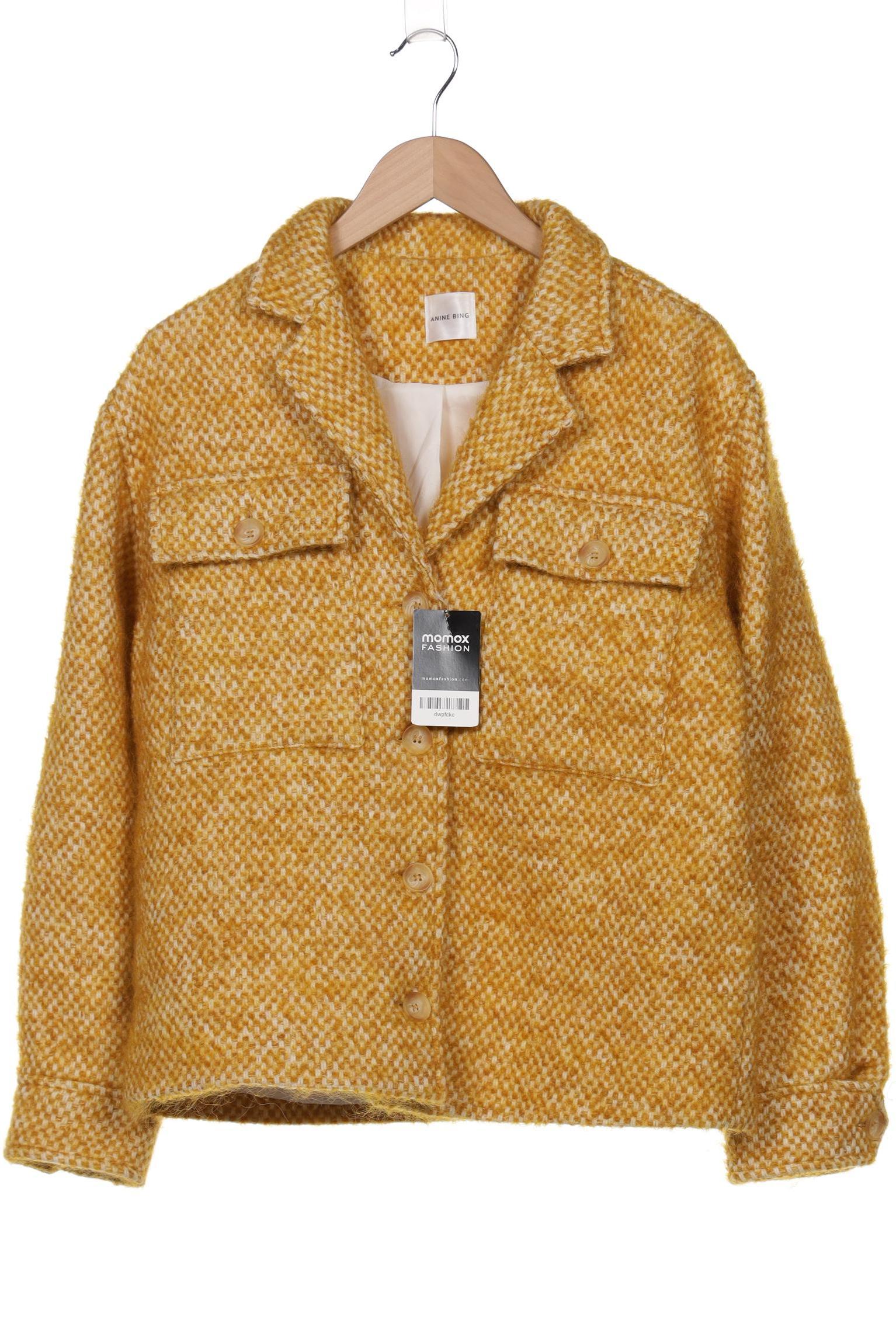 

Anine Bing Damen Jacke, gelb, Gr. 34