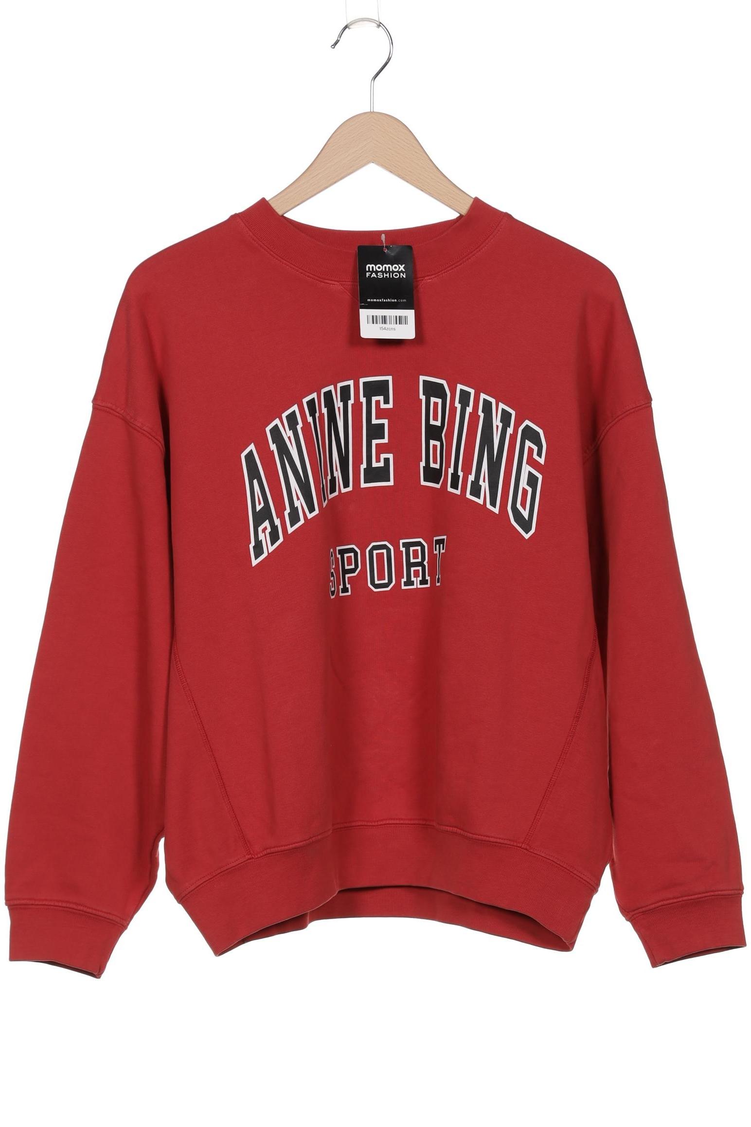 

Anine Bing Damen Sweatshirt, rot, Gr. 36