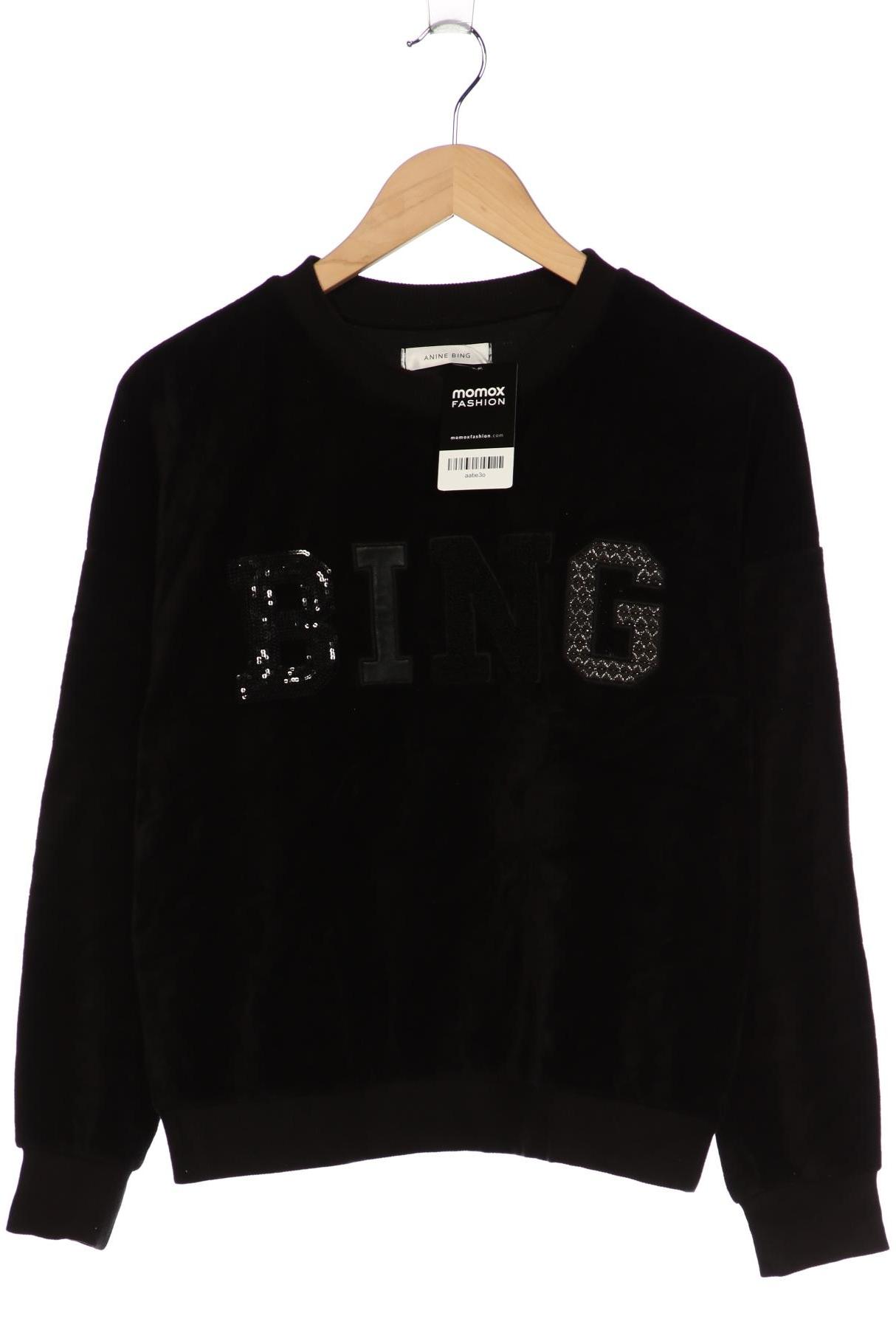 

Anine Bing Damen Sweatshirt, schwarz, Gr. 36