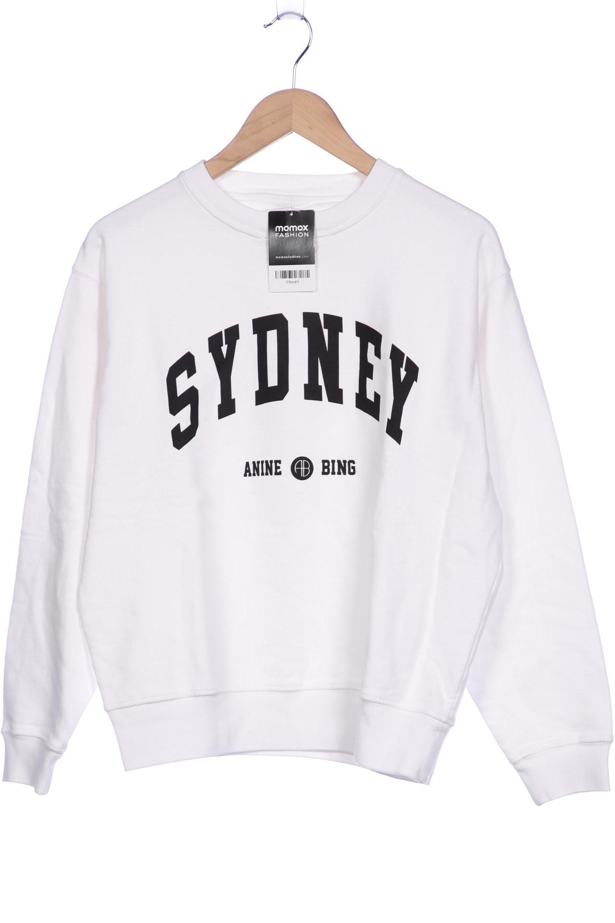 

Anine Bing Damen Sweatshirt, weiß, Gr. 36