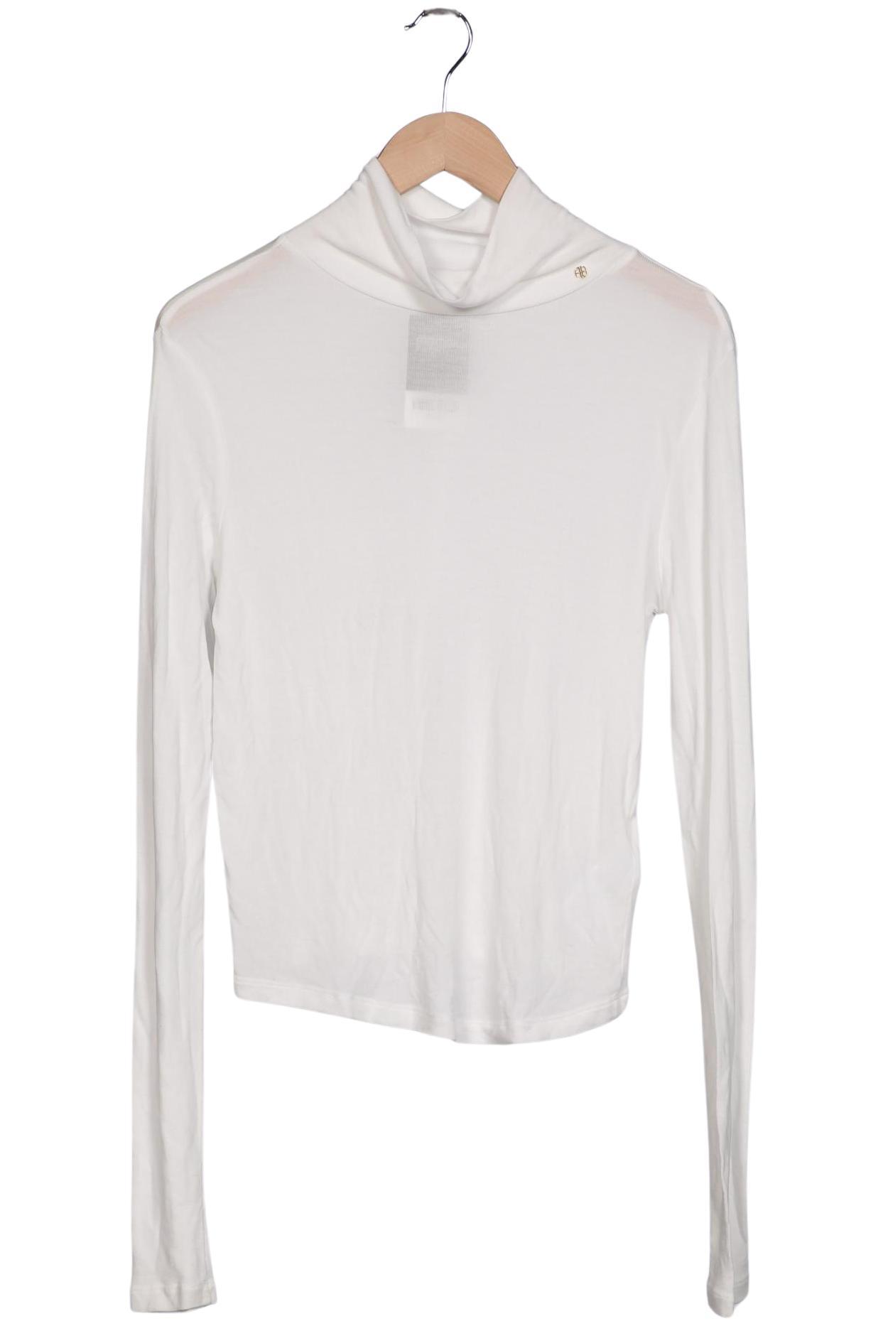 

Anine Bing Damen Langarmshirt, weiß, Gr. 38