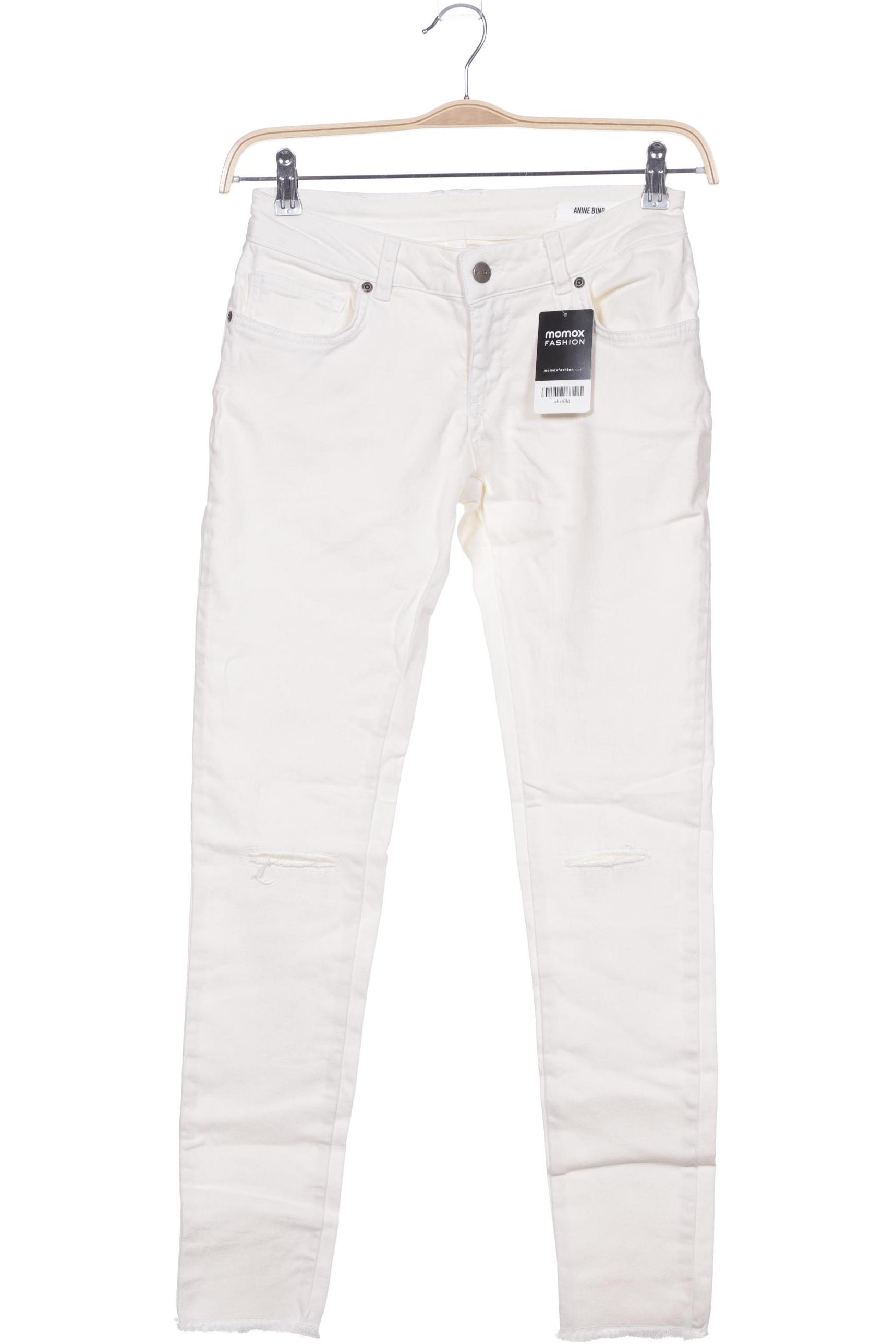 

Anine Bing Damen Jeans, cremeweiß, Gr. 26