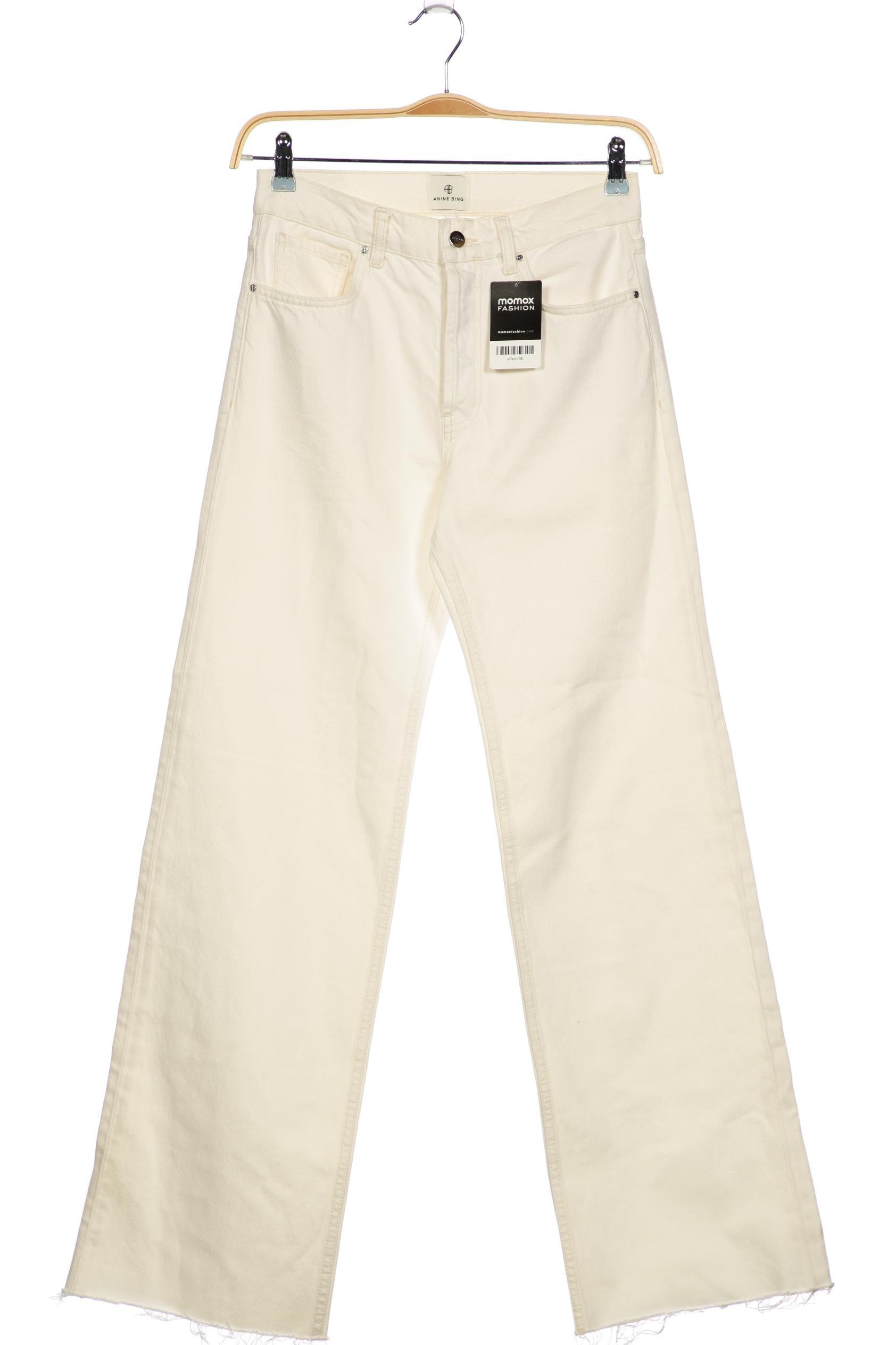 

Anine Bing Damen Jeans, cremeweiß, Gr. 26