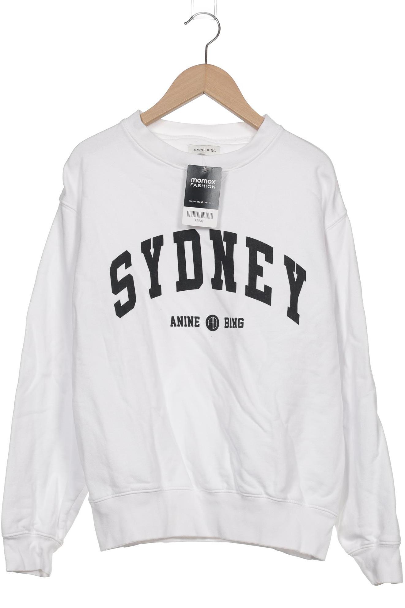 

Anine Bing Damen Sweatshirt, weiß, Gr. 36