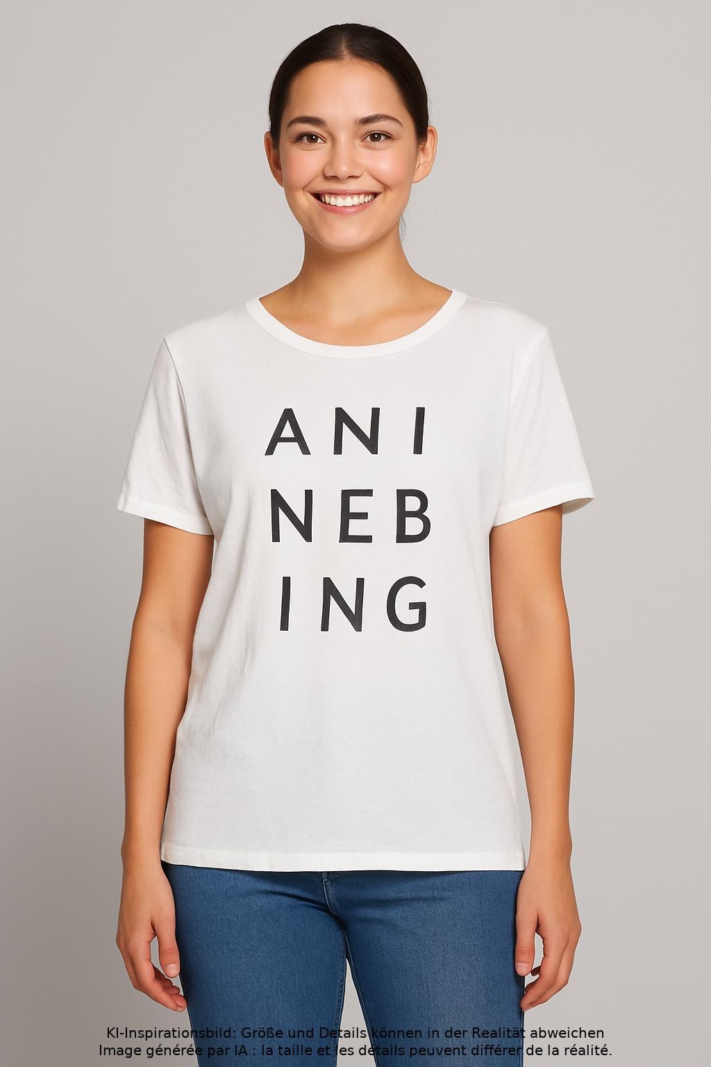 

Anine Bing Damen T-Shirt, weiß, Gr. 38