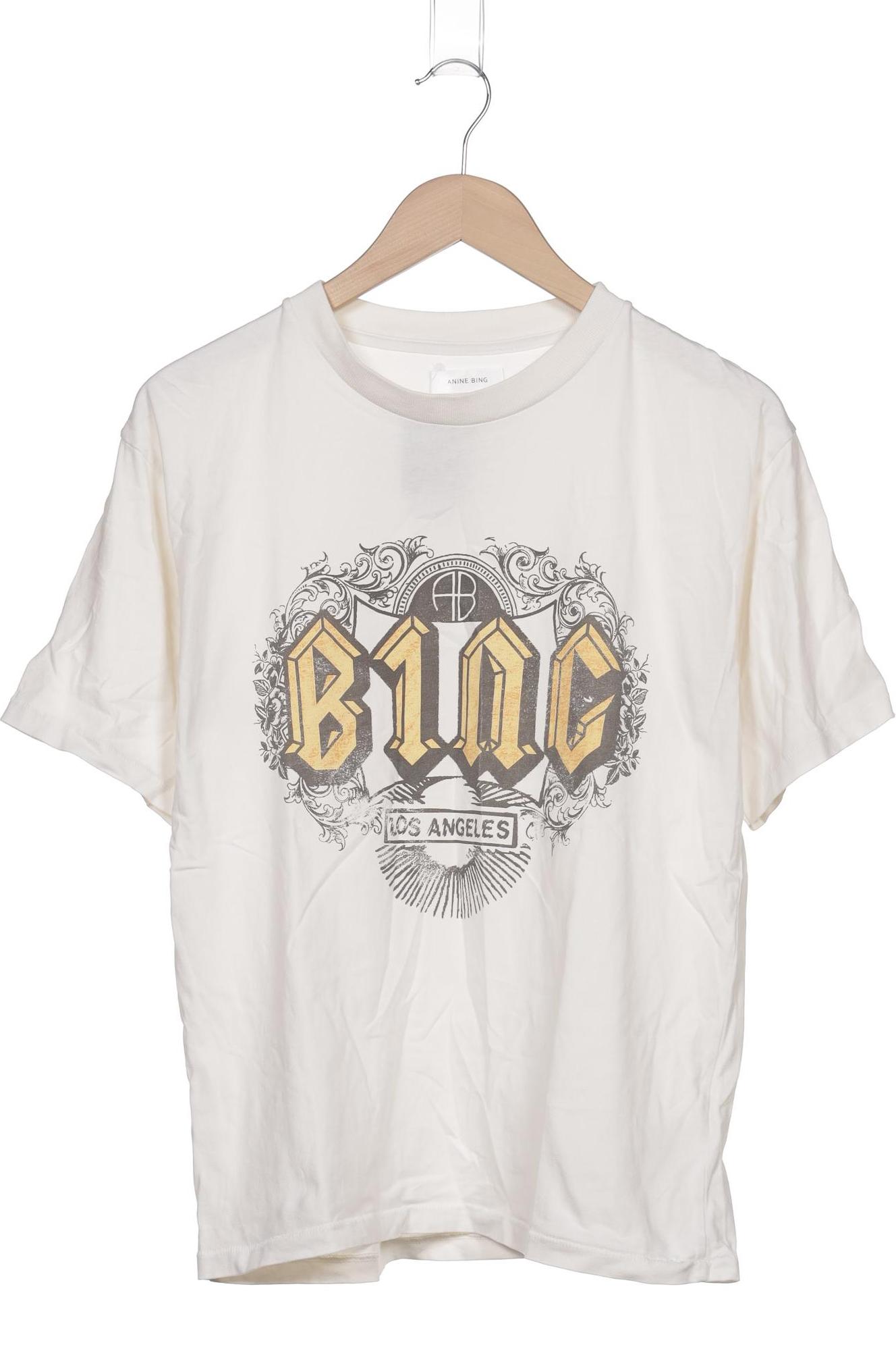 

Anine Bing Herren T-Shirt, cremeweiß, Gr. 46