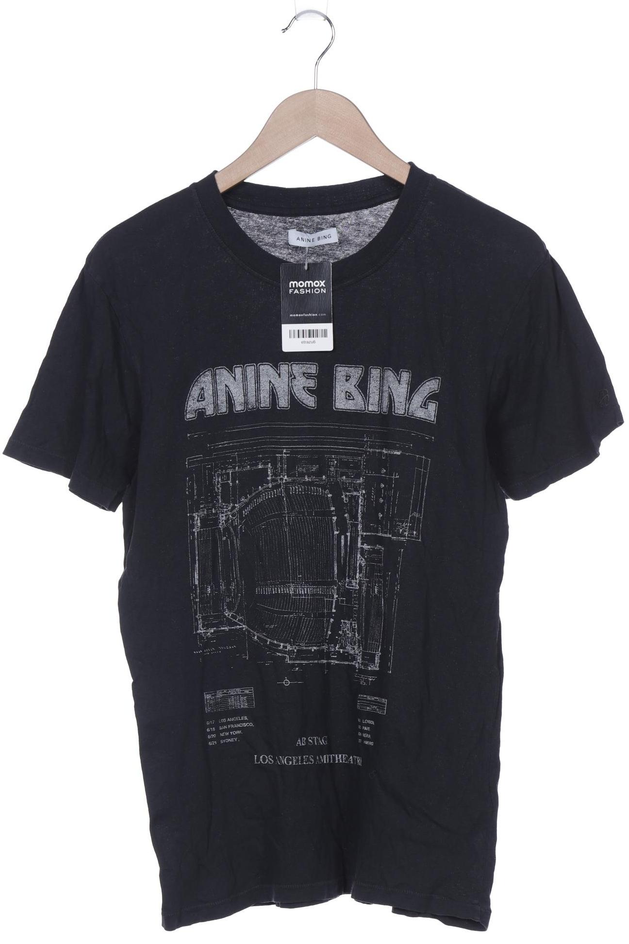 

Anine Bing Herren T-Shirt, schwarz, Gr. 46