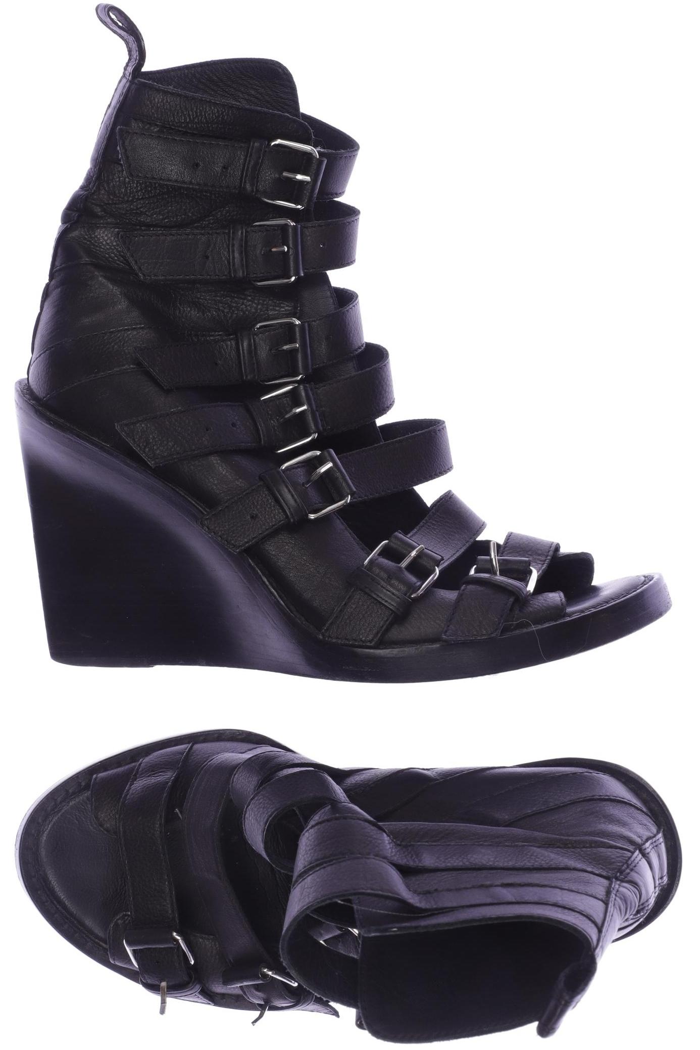 

Ann Demeulemeester Damen Sandale, schwarz, Gr. 37