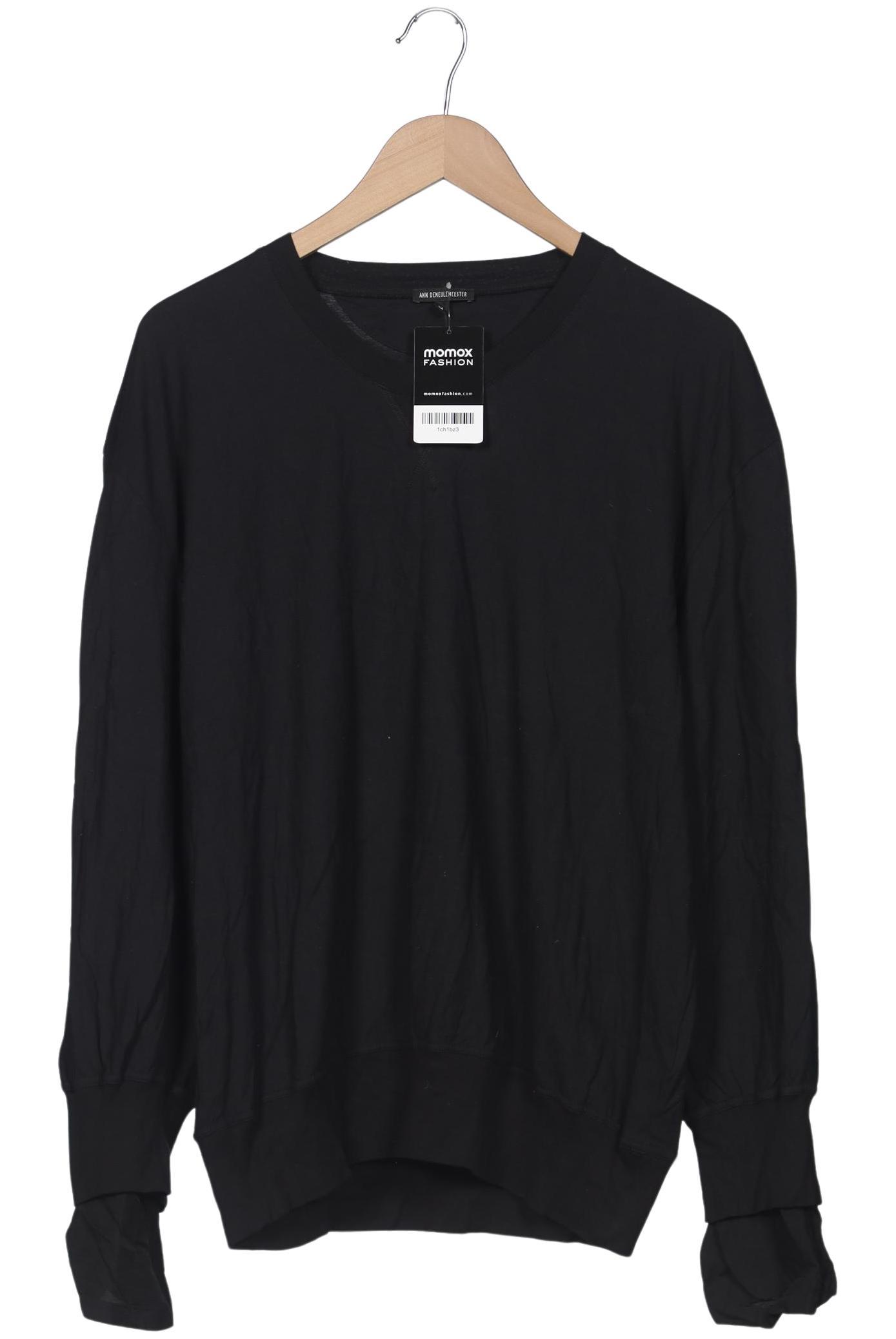 

Ann Demeulemeester Herren Langarmshirt, schwarz, Gr. 48