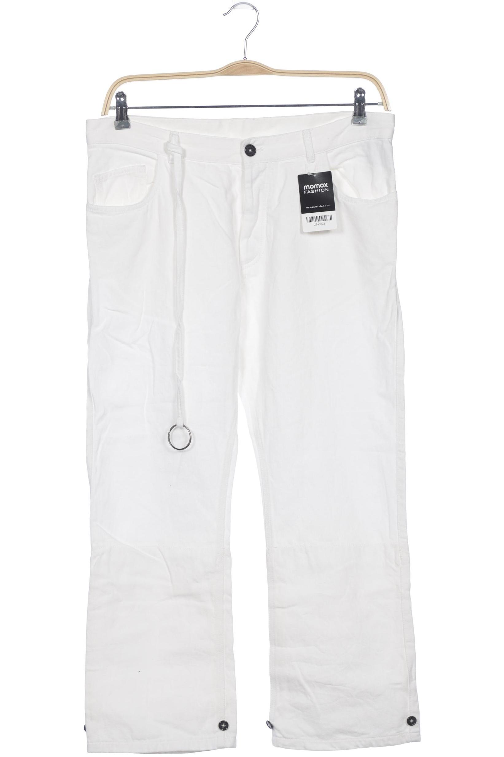 

Ann Demeulemeester Herren Stoffhose, weiß, Gr. 0