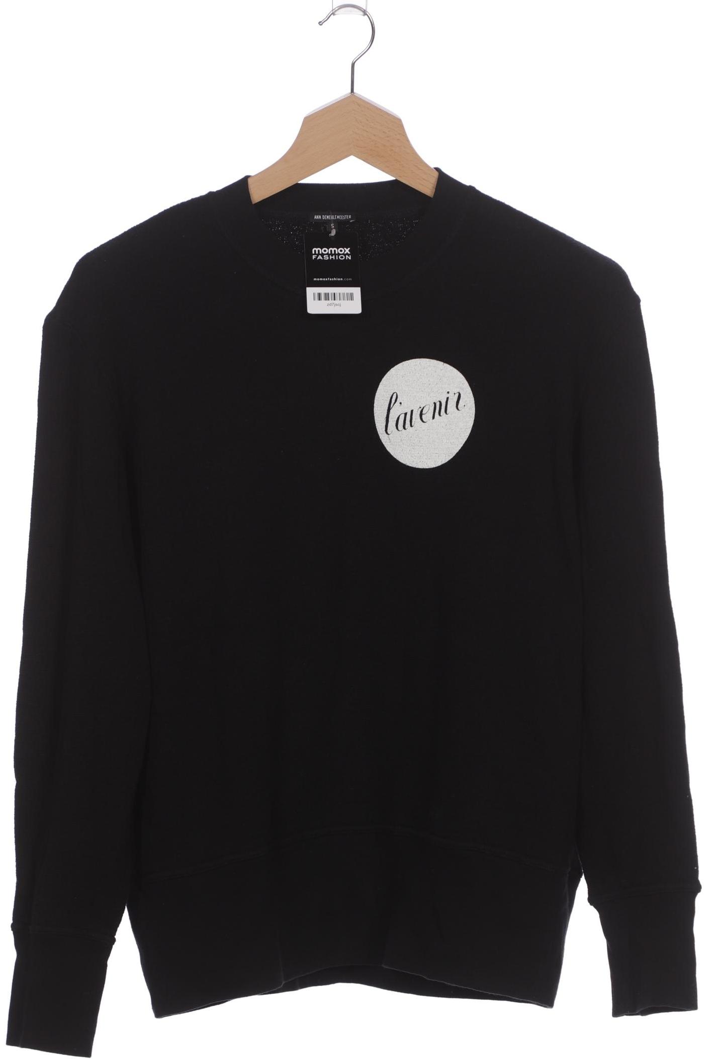 

Ann Demeulemeester Herren Sweatshirt, schwarz, Gr. 46