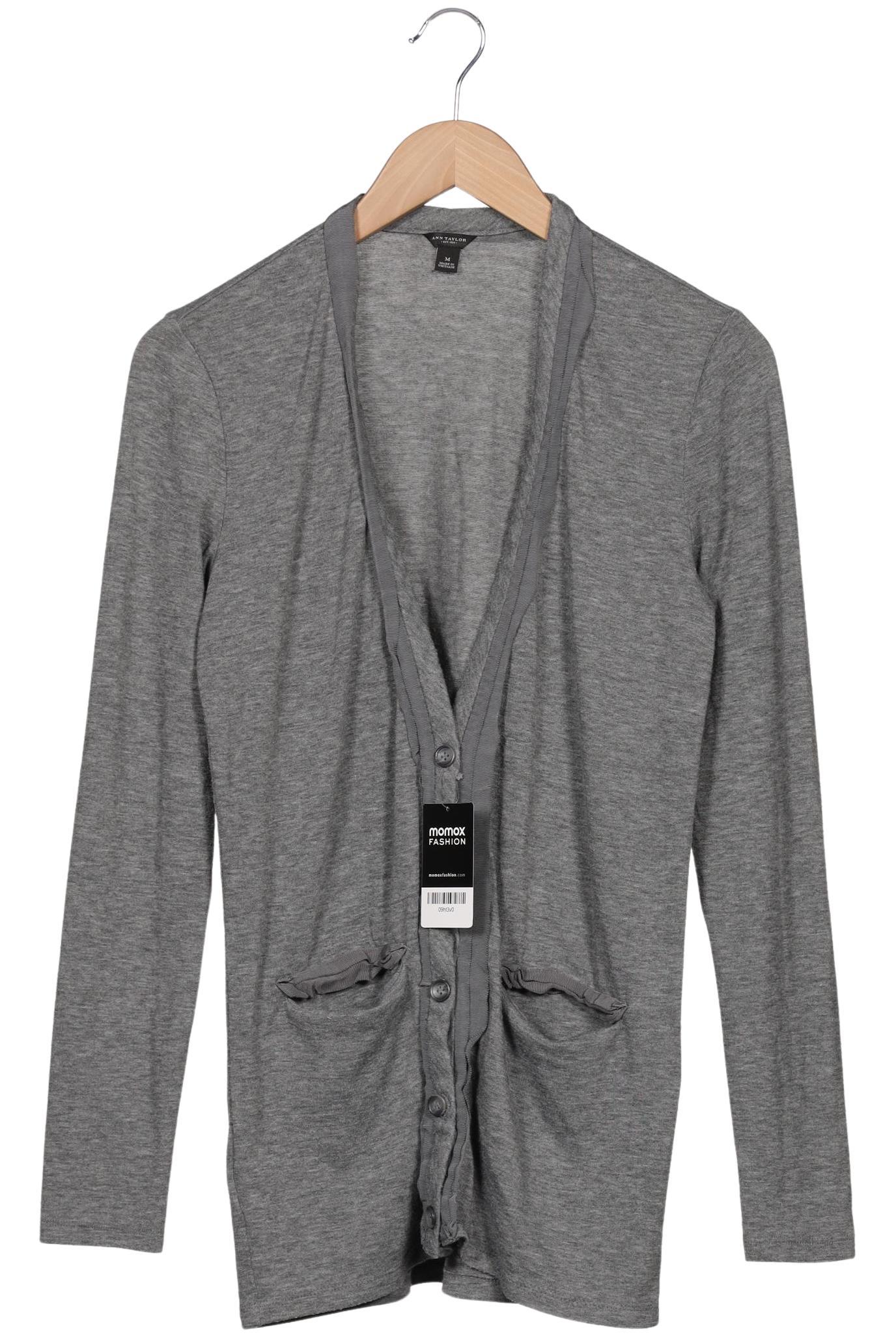 

Ann Taylor Damen Strickjacke, grau, Gr. 38