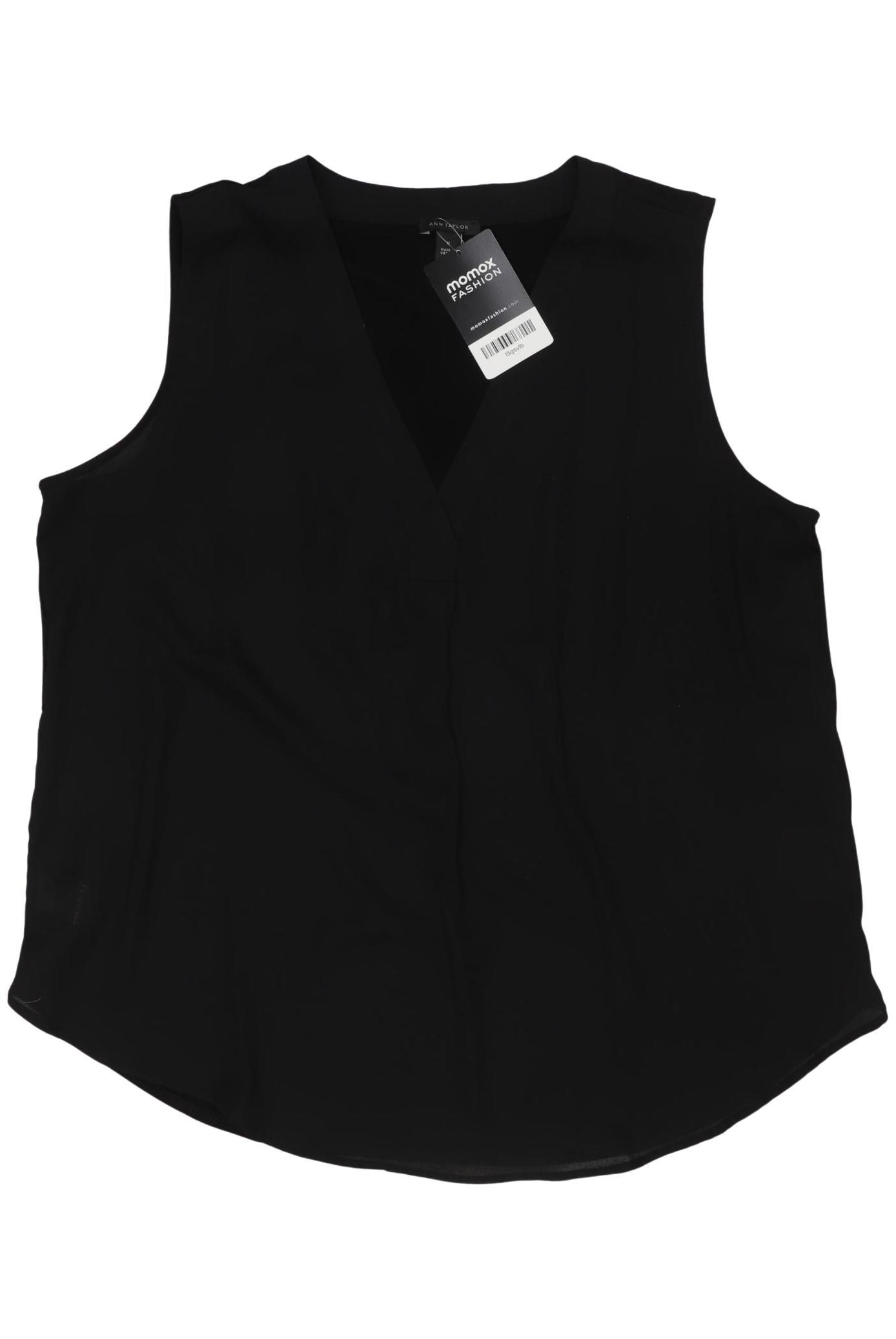 

Ann Taylor Damen Top, schwarz, Gr. 38