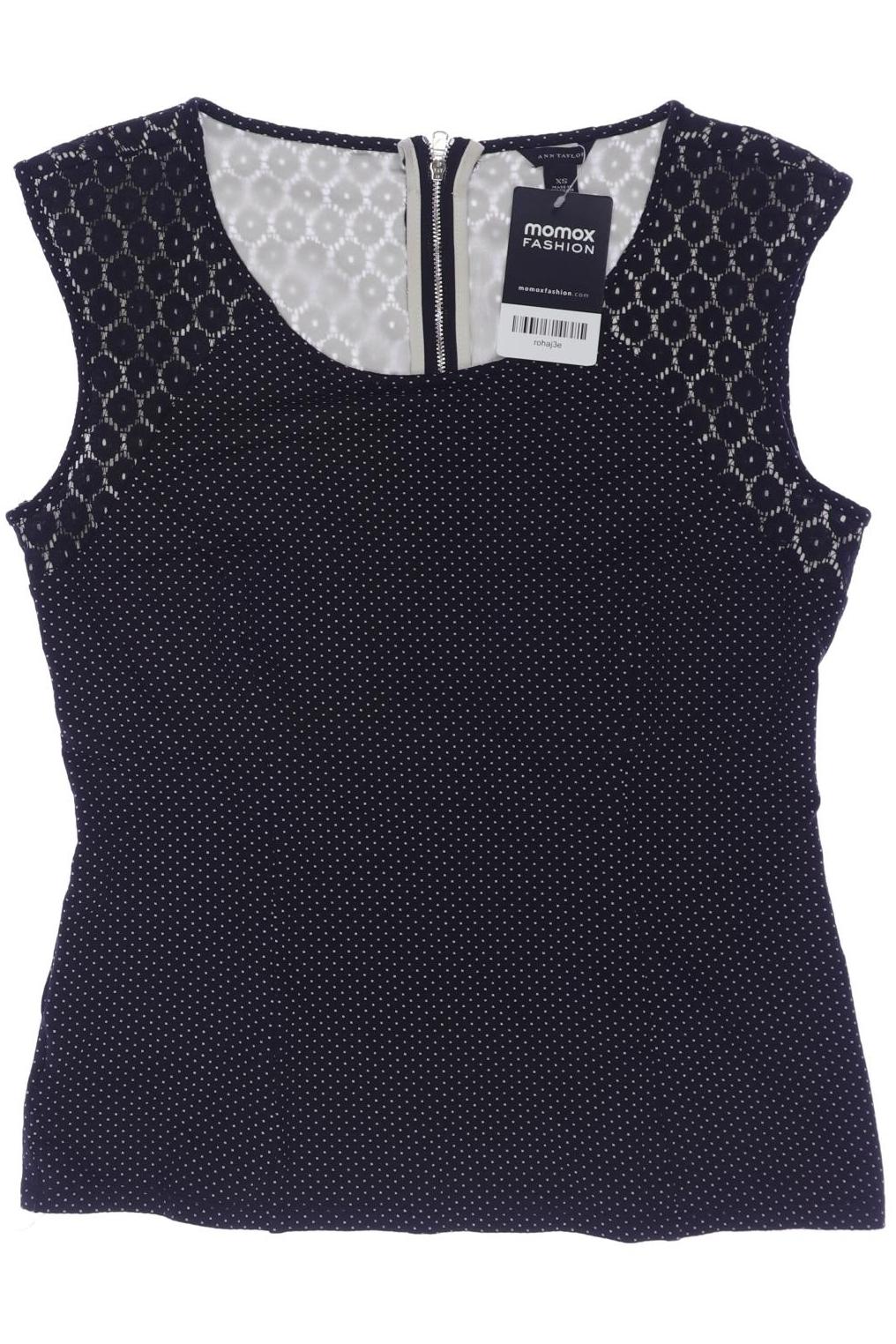 

Ann Taylor Damen Top, schwarz, Gr. 34