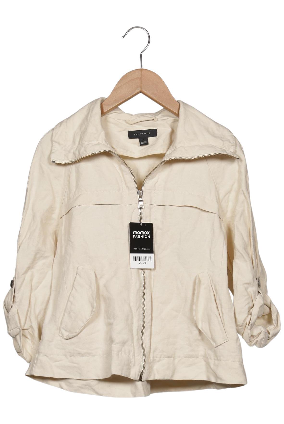 

Ann Taylor Damen Jacke, cremeweiß, Gr. 34