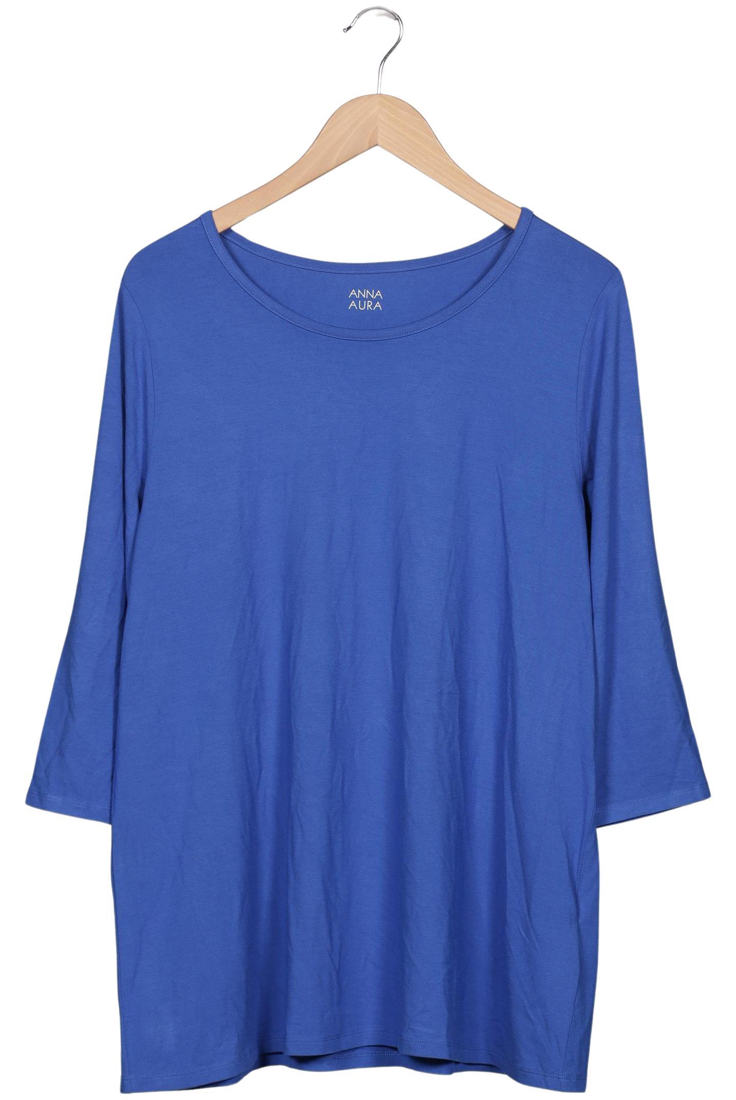 

Anna Aura by Peter Hahn Damen Langarmshirt, blau, Gr. 48