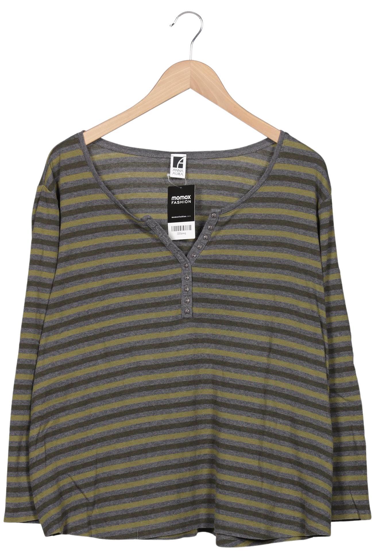 

Anna Aura by Peter Hahn Damen Langarmshirt, grau, Gr. 52