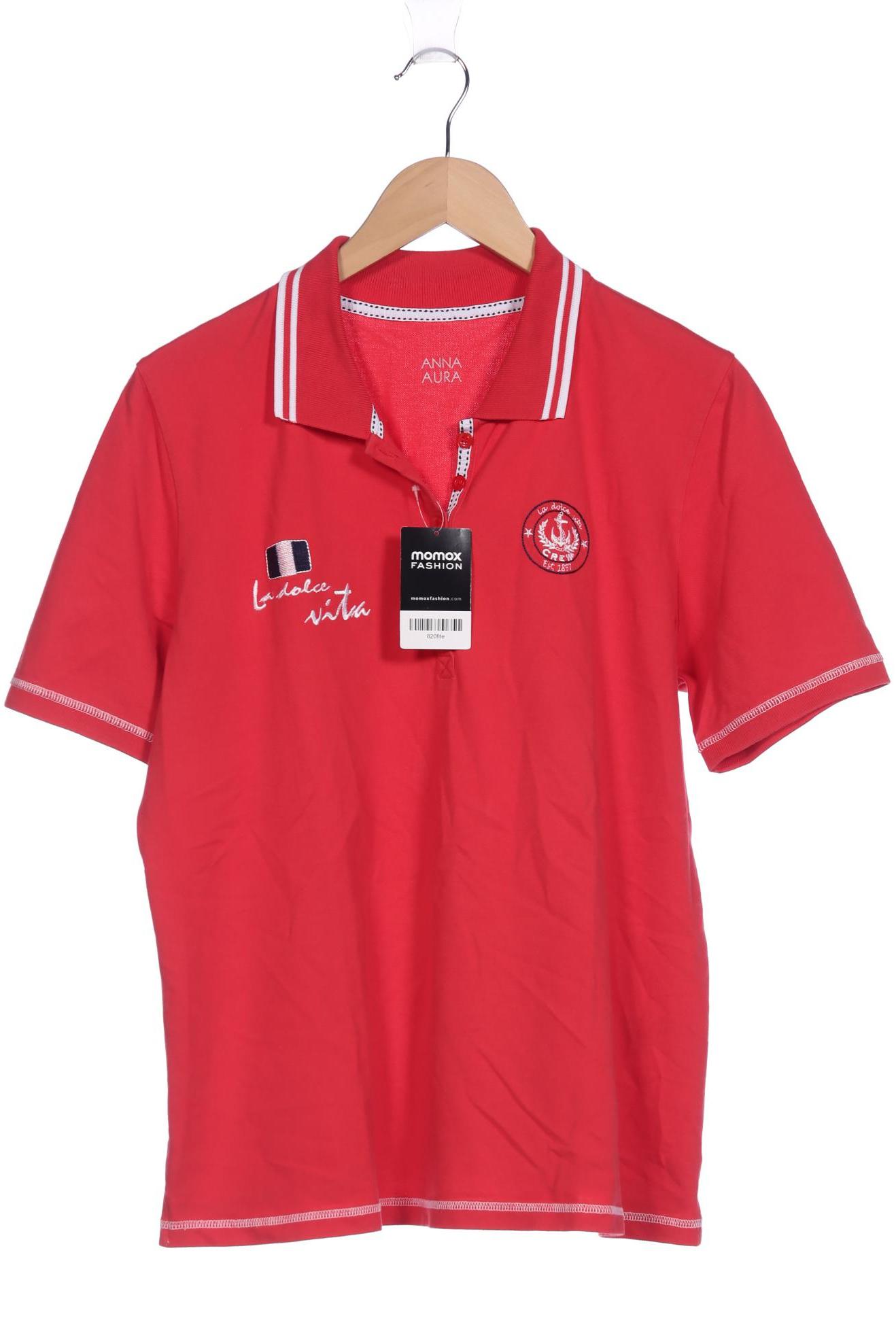 

Anna Aura by Peter Hahn Damen Poloshirt, rot, Gr. 48