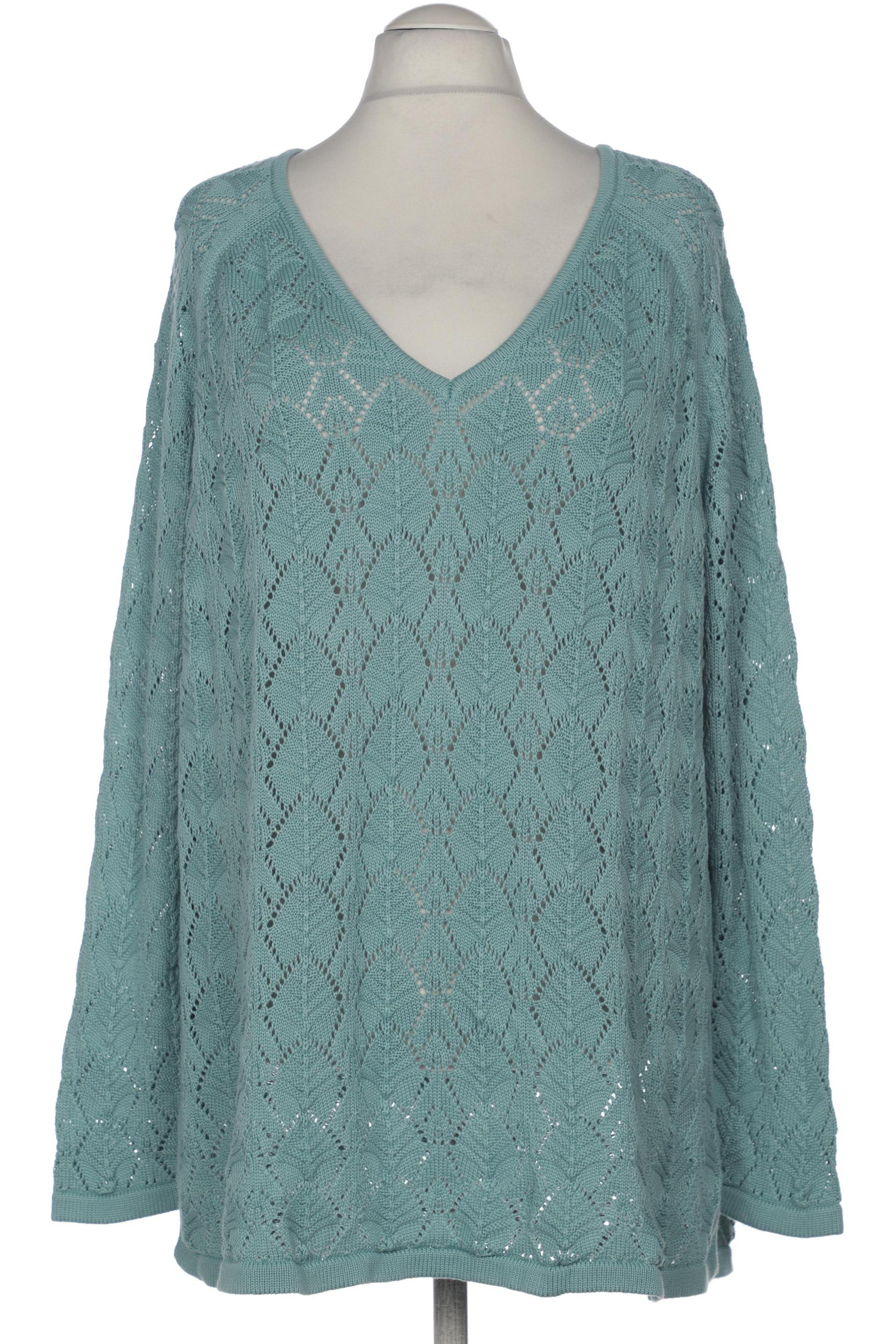 

Anna Aura by Peter Hahn Damen Pullover, türkis, Gr. 56