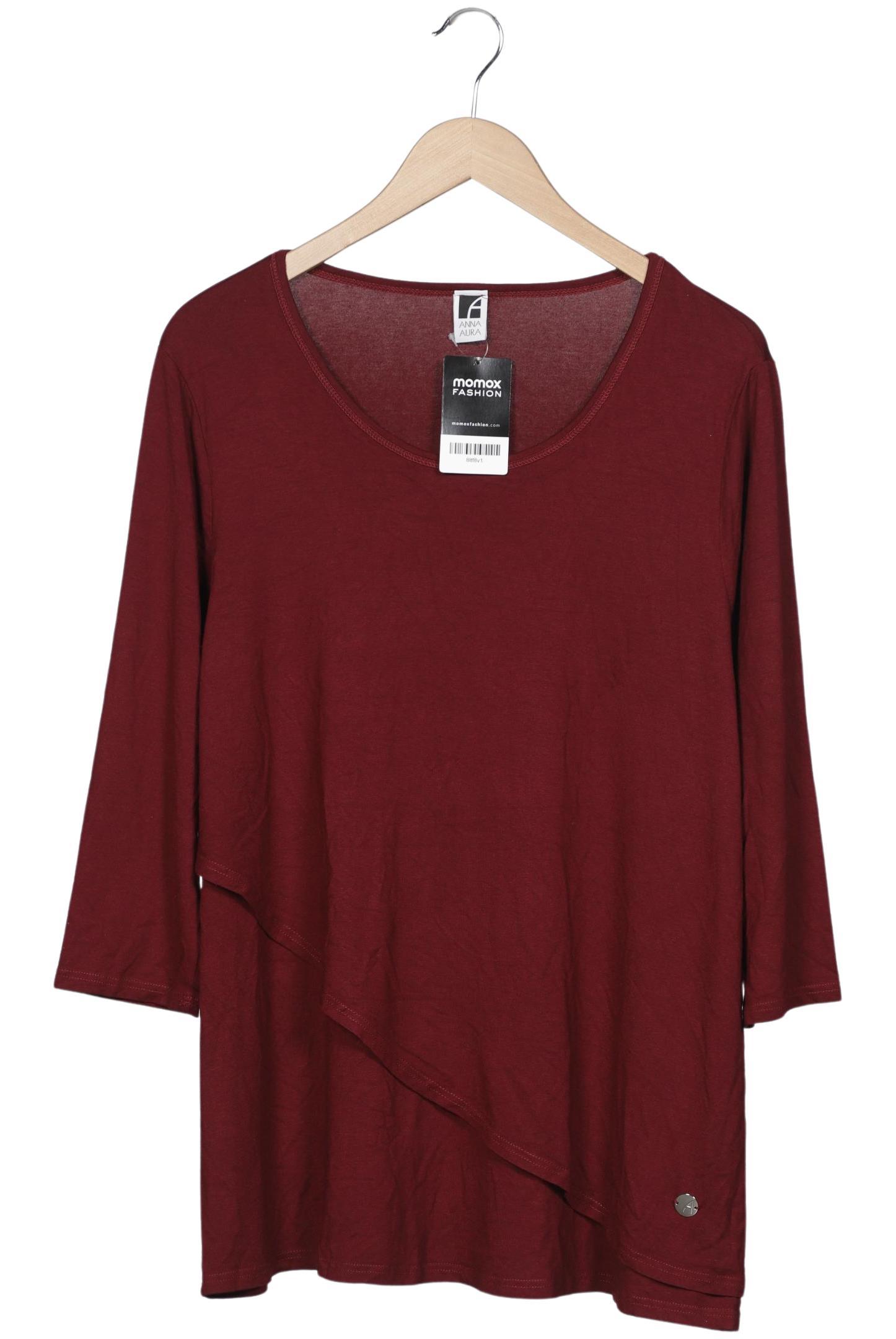 

Anna Aura by Peter Hahn Damen Langarmshirt, bordeaux, Gr. 48