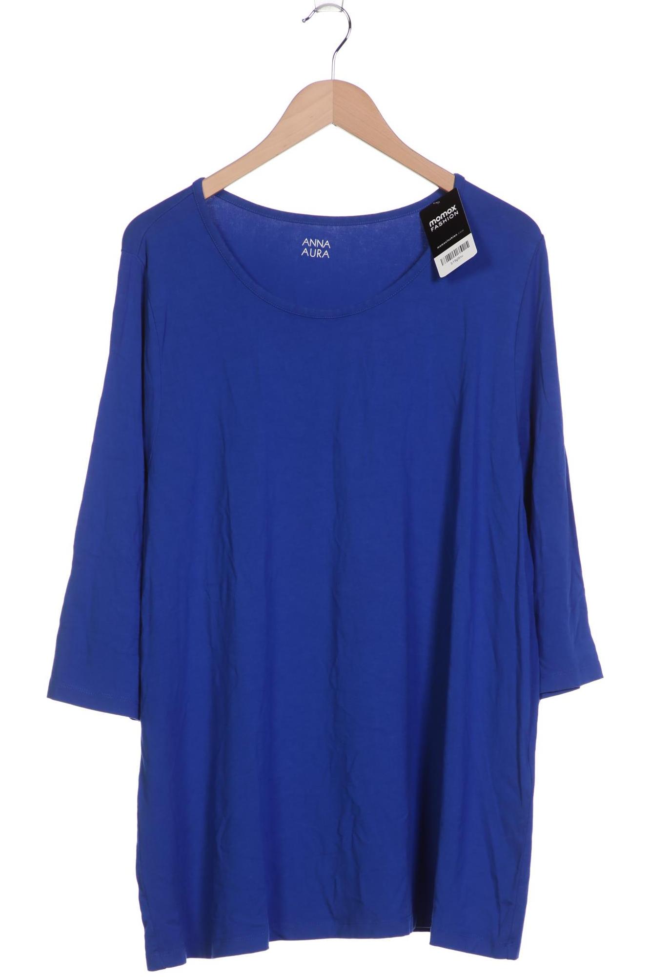 

Anna Aura by Peter Hahn Damen Langarmshirt, blau, Gr. 52