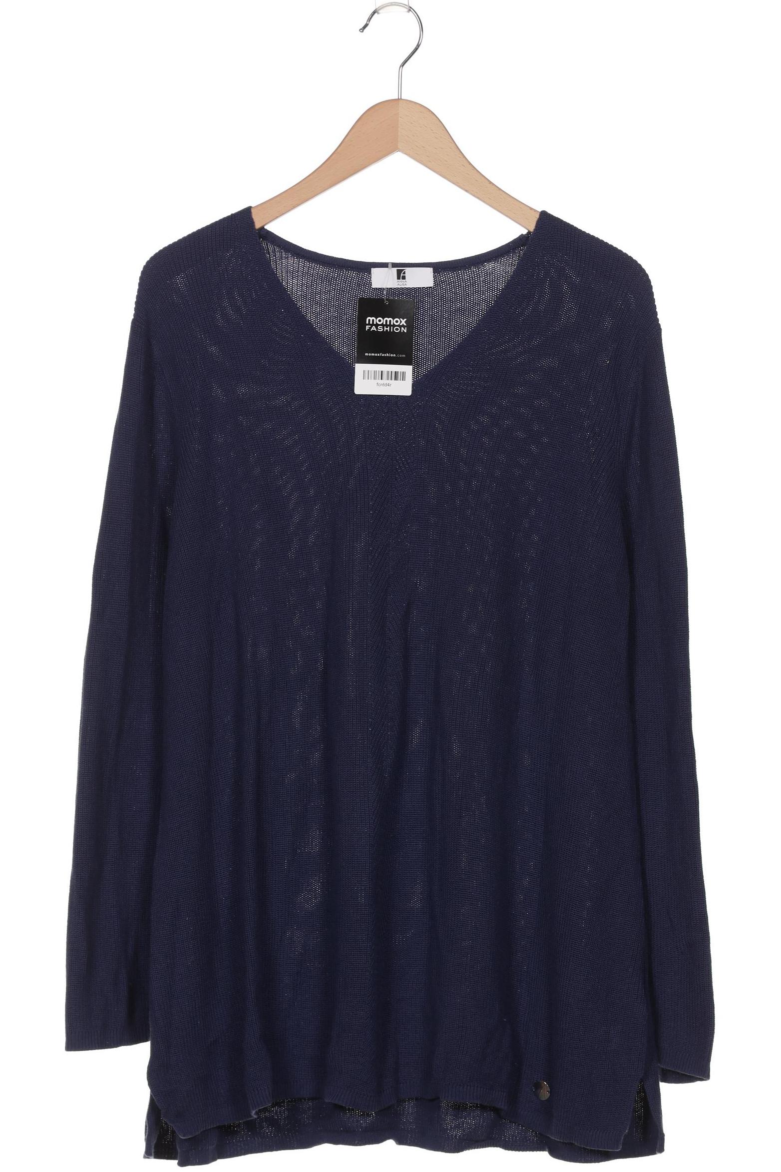 

Anna Aura by Peter Hahn Damen Pullover, marineblau, Gr. 50