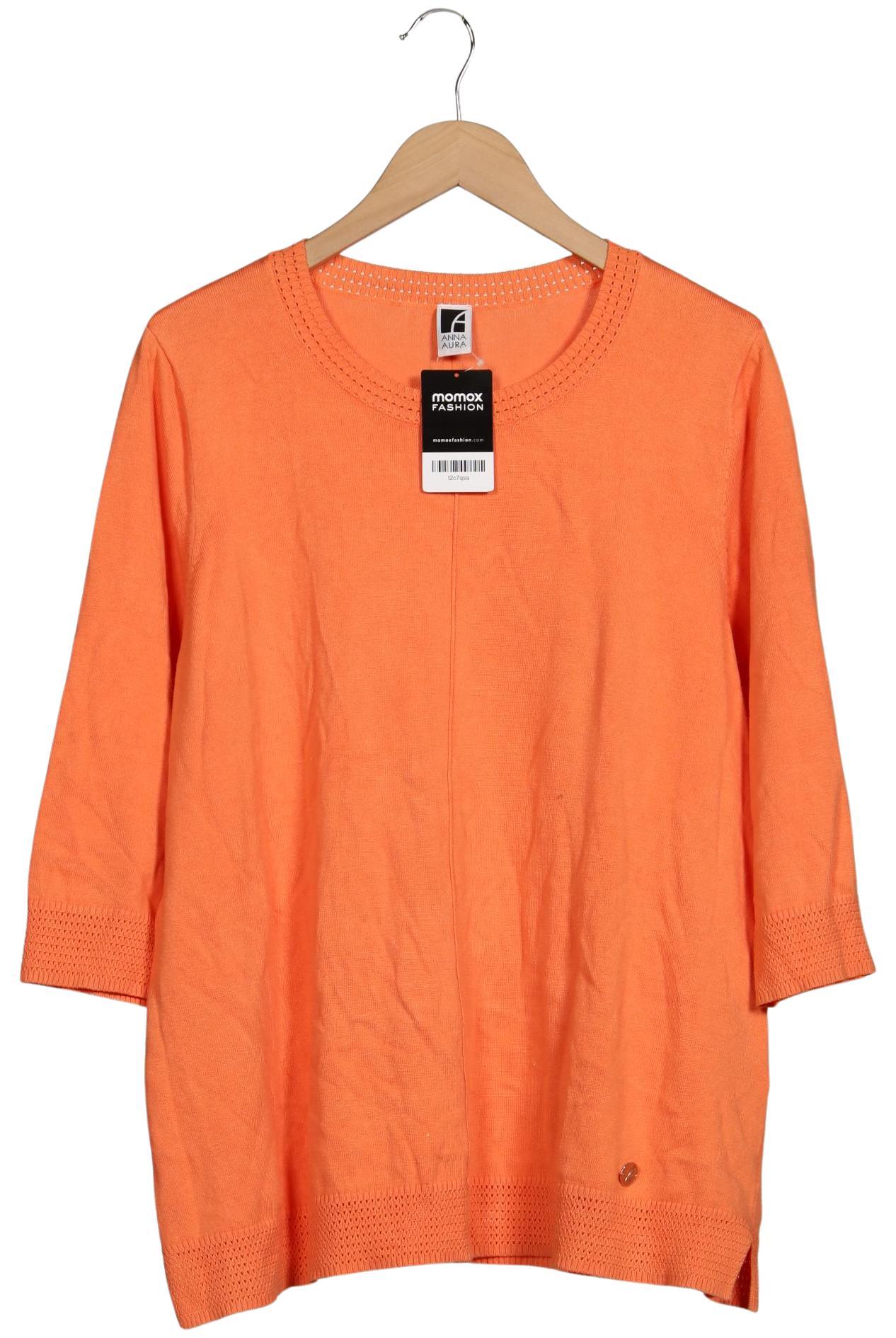 

Anna Aura by Peter Hahn Damen Pullover, orange, Gr. 46