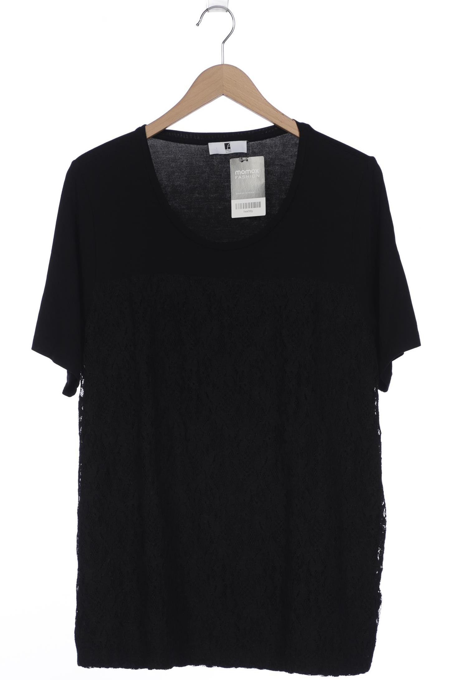 

Anna Aura by Peter Hahn Damen T-Shirt, schwarz, Gr. 48