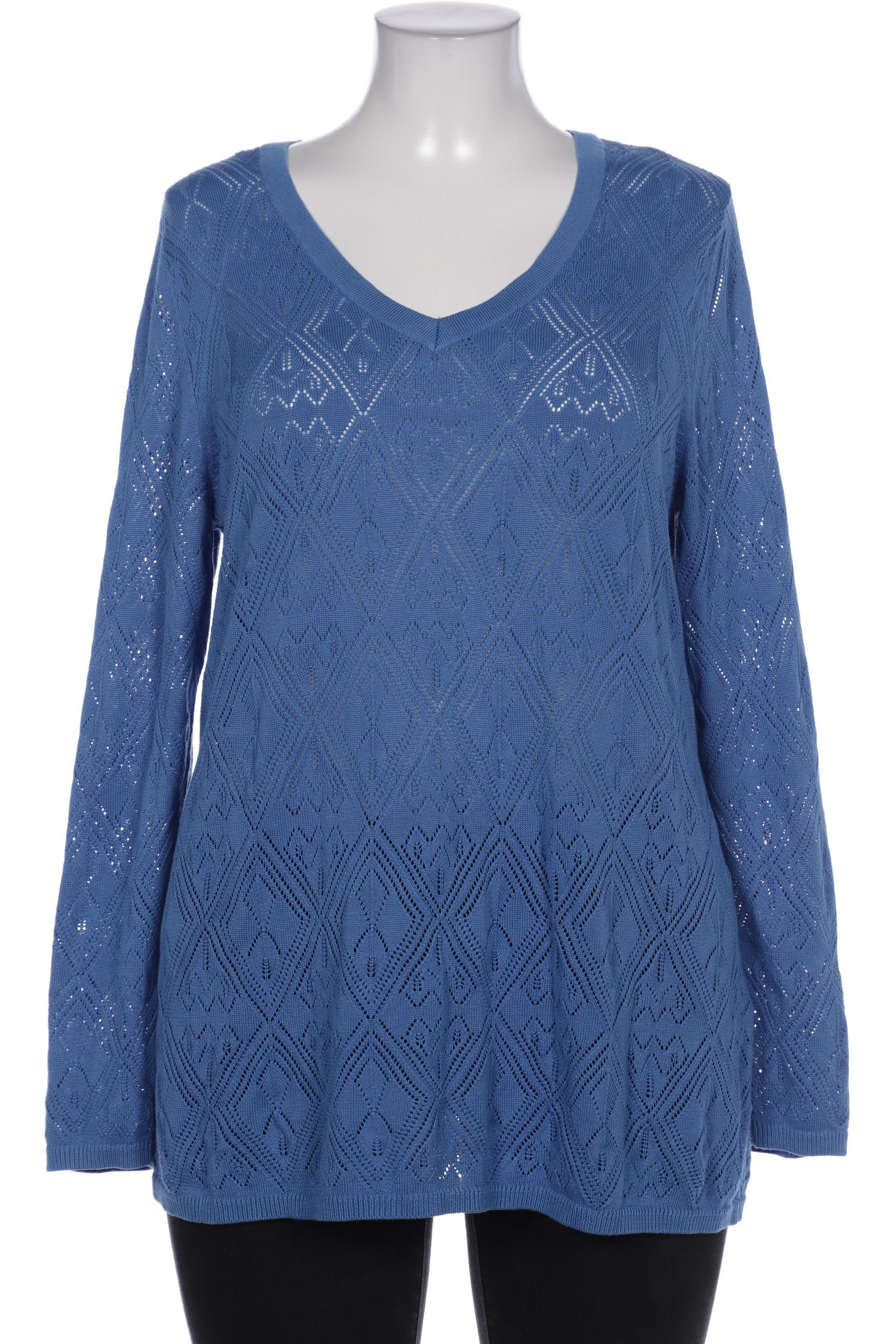 

Anna Aura by Peter Hahn Damen Pullover, blau, Gr. 44