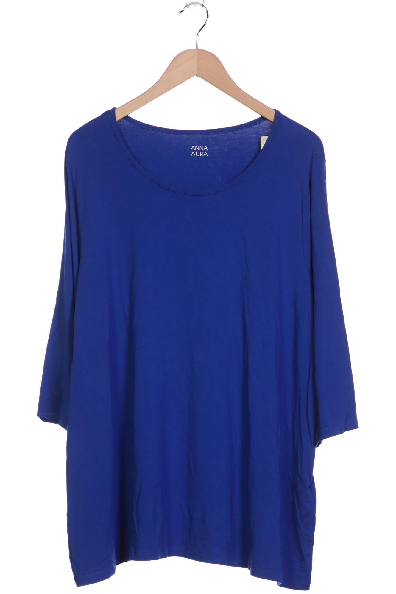 

Anna Aura by Peter Hahn Damen Langarmshirt, blau, Gr. 52