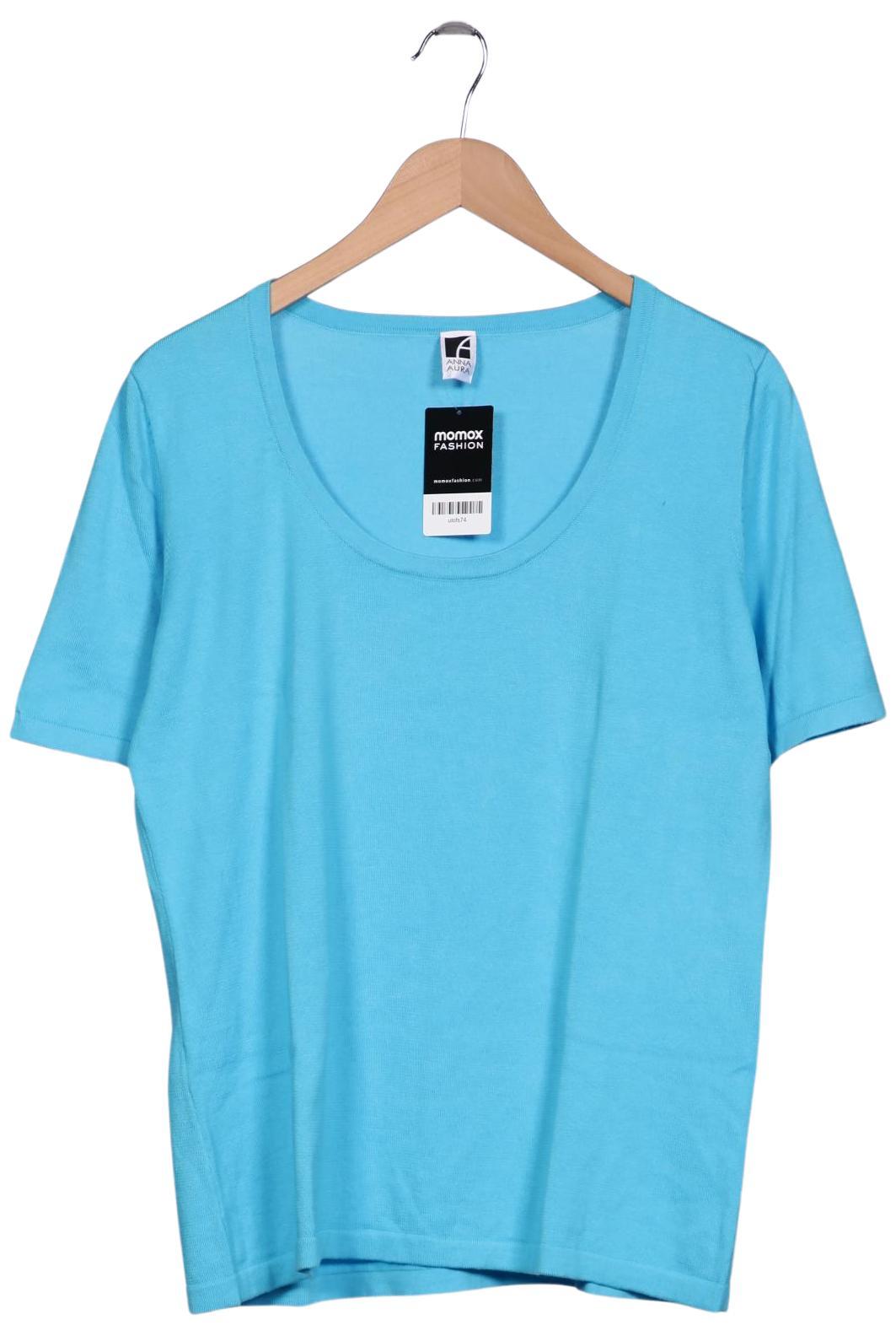 

Anna Aura by Peter Hahn Damen T-Shirt, blau, Gr. 46