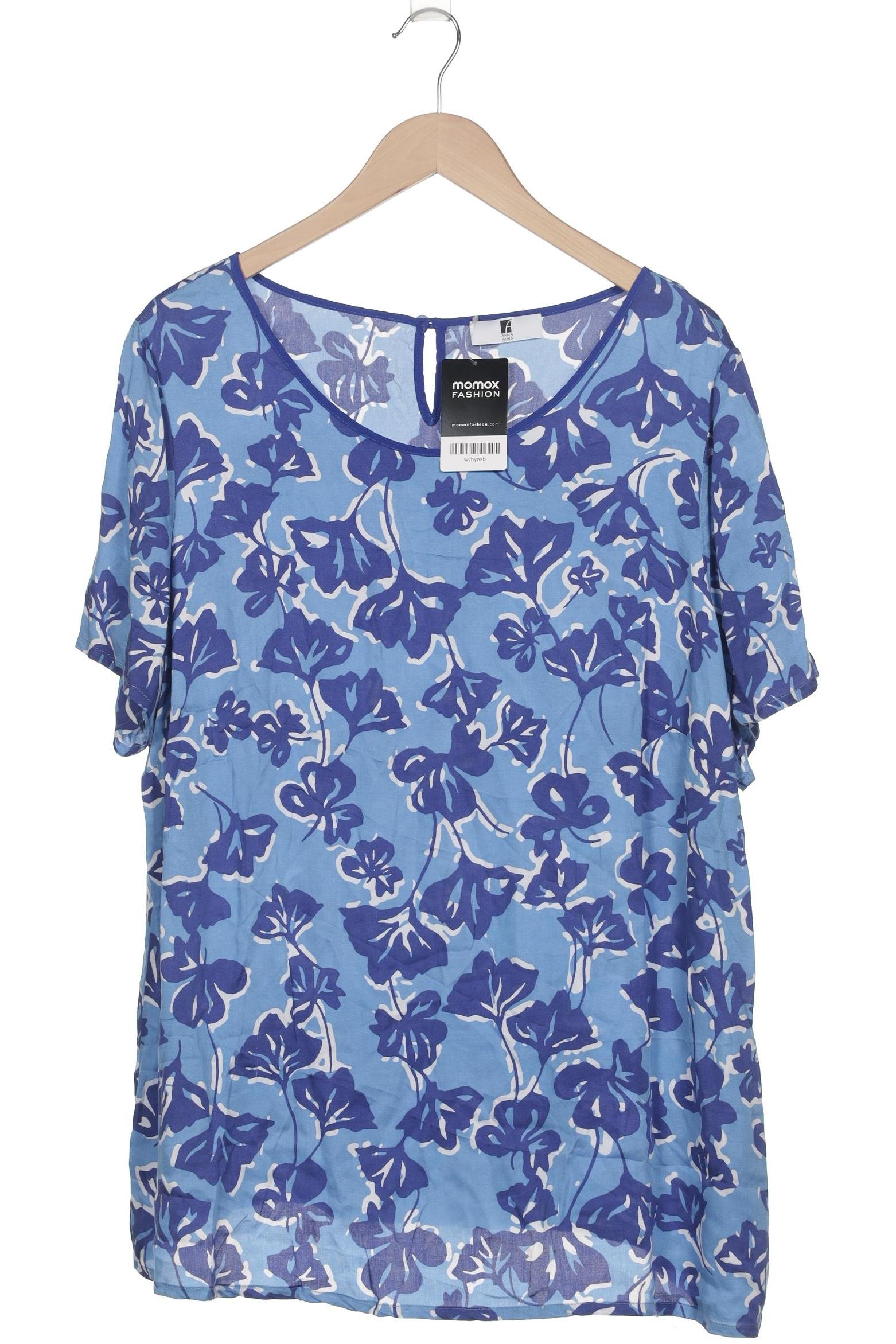 

Anna Aura by Peter Hahn Damen T-Shirt, blau, Gr. 50