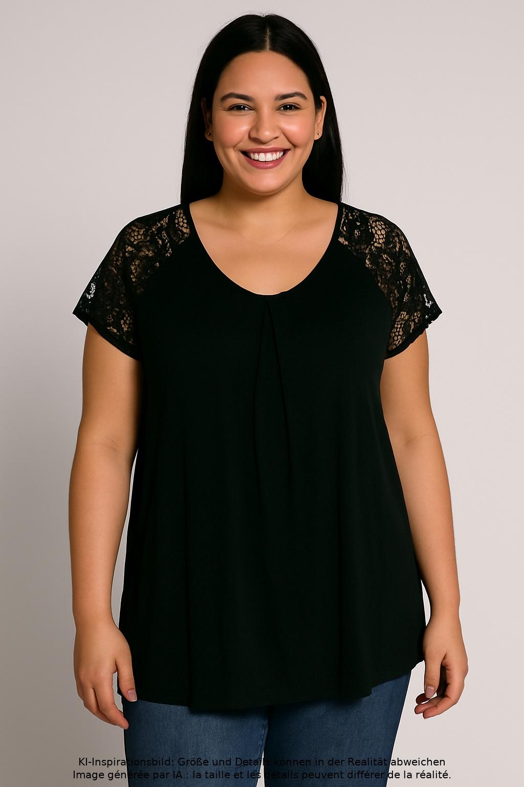 

Anna Field Curvy Damen T-Shirt, grün, Gr. 48