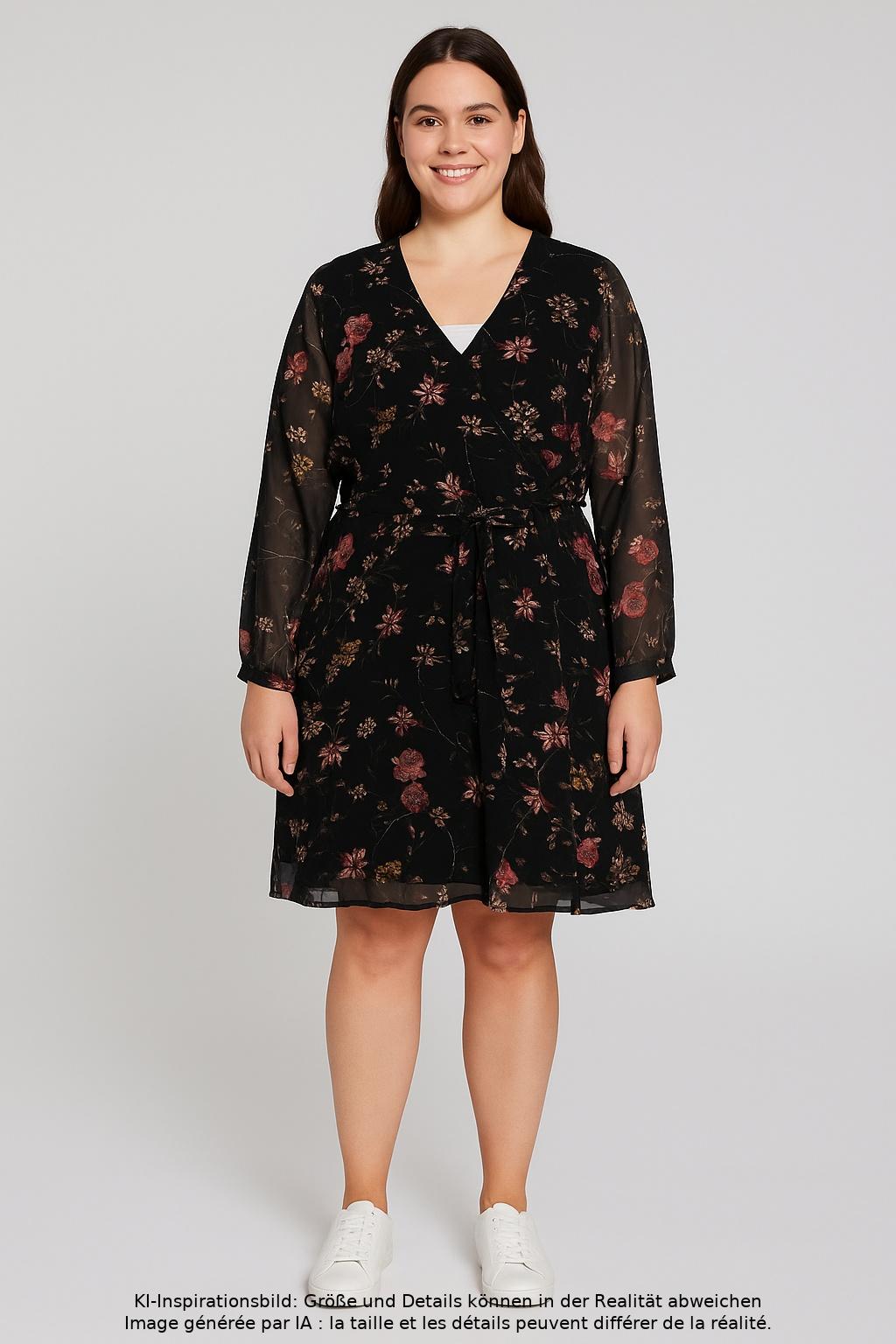 

Anna Field Curvy Damen Kleid, schwarz, Gr. 46