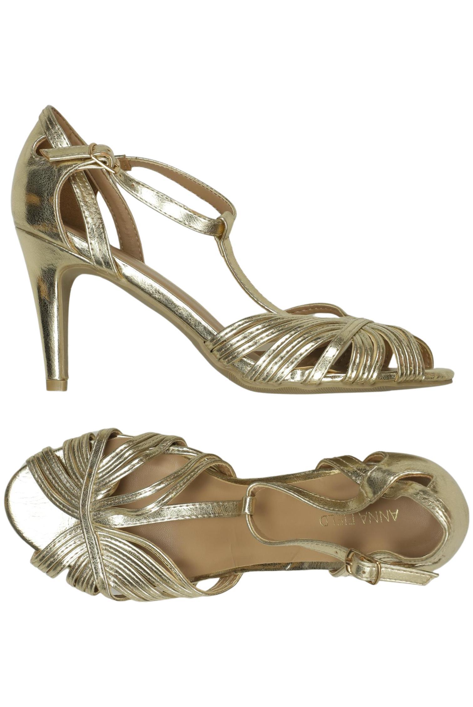 

Anna Field Damen Sandale, gold, Gr. 40