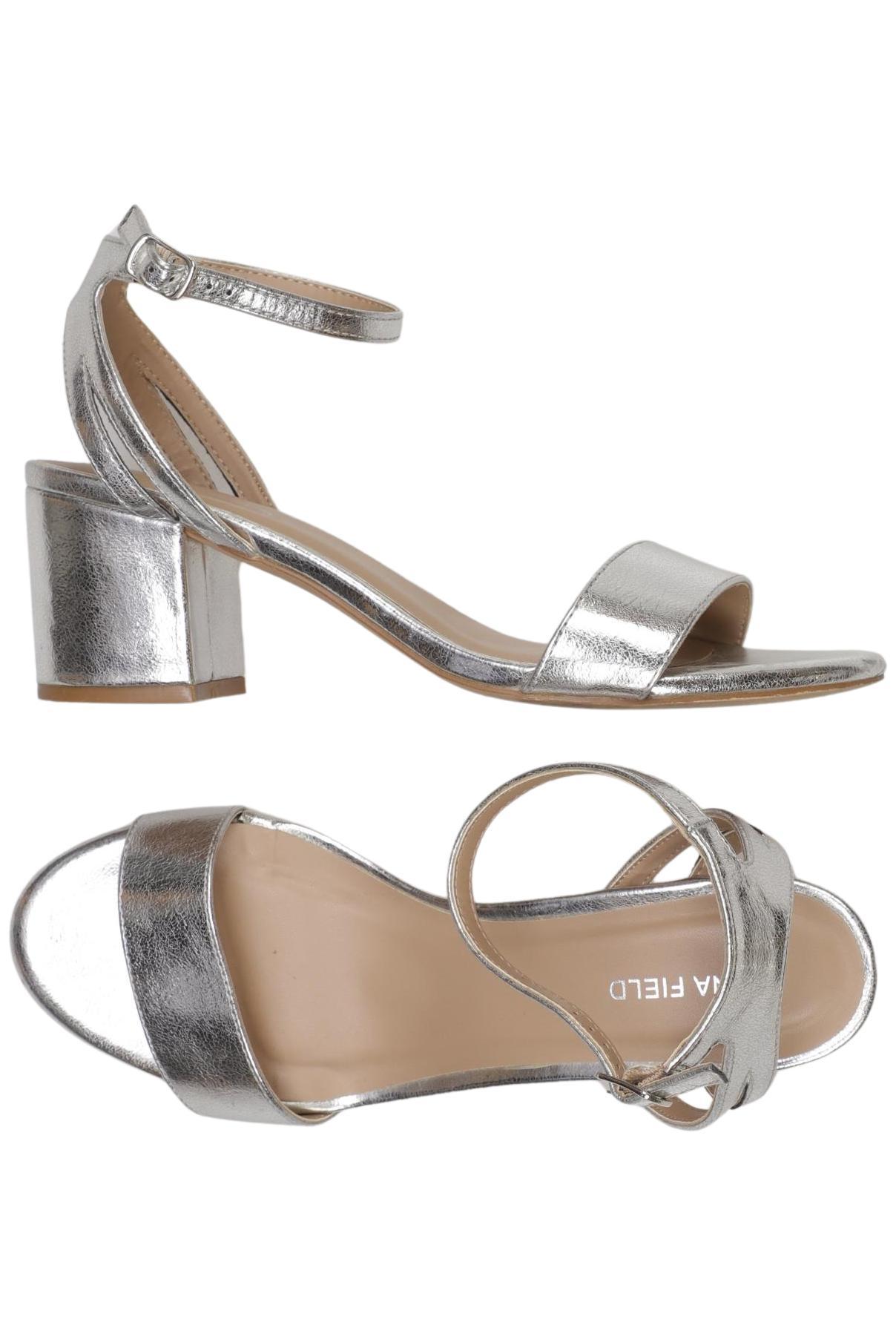 

Anna Field Damen Sandale, silber, Gr. 38