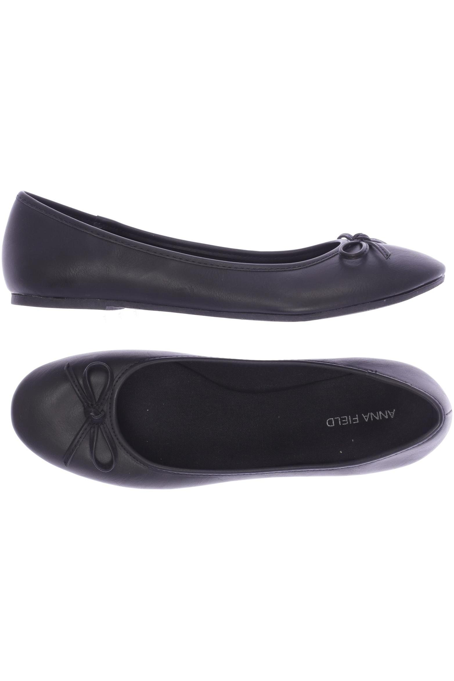 

Anna Field Damen Ballerinas, schwarz