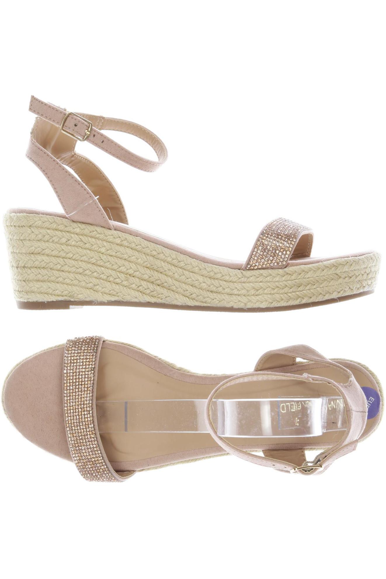 

Anna Field Damen Sandale, beige, Gr. 40