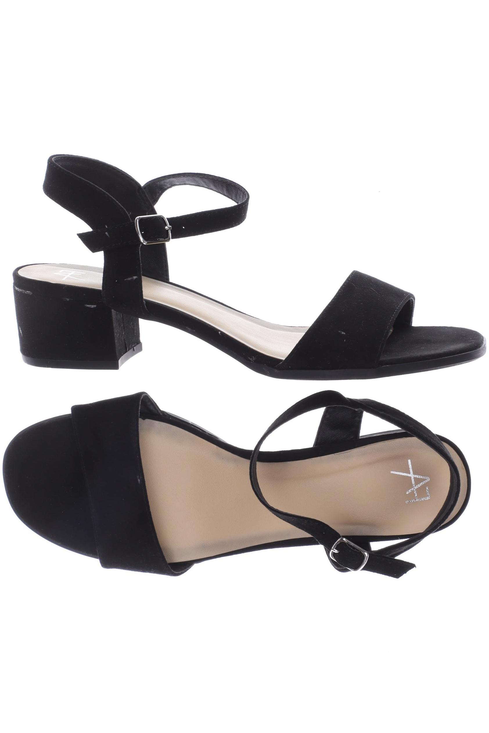 

Anna Field Damen Sandale, schwarz