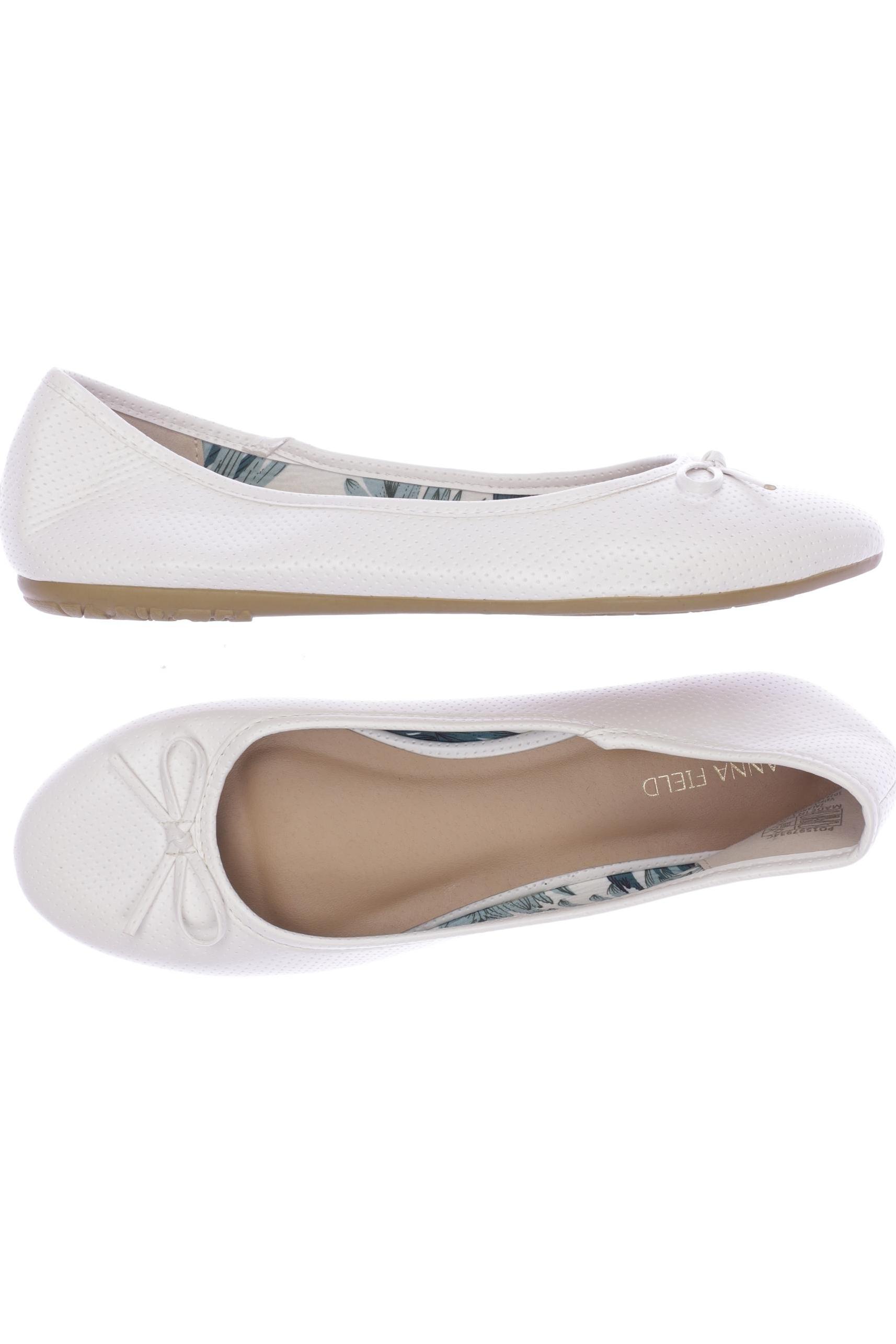 

Anna Field Damen Ballerinas, weiß, Gr. 42
