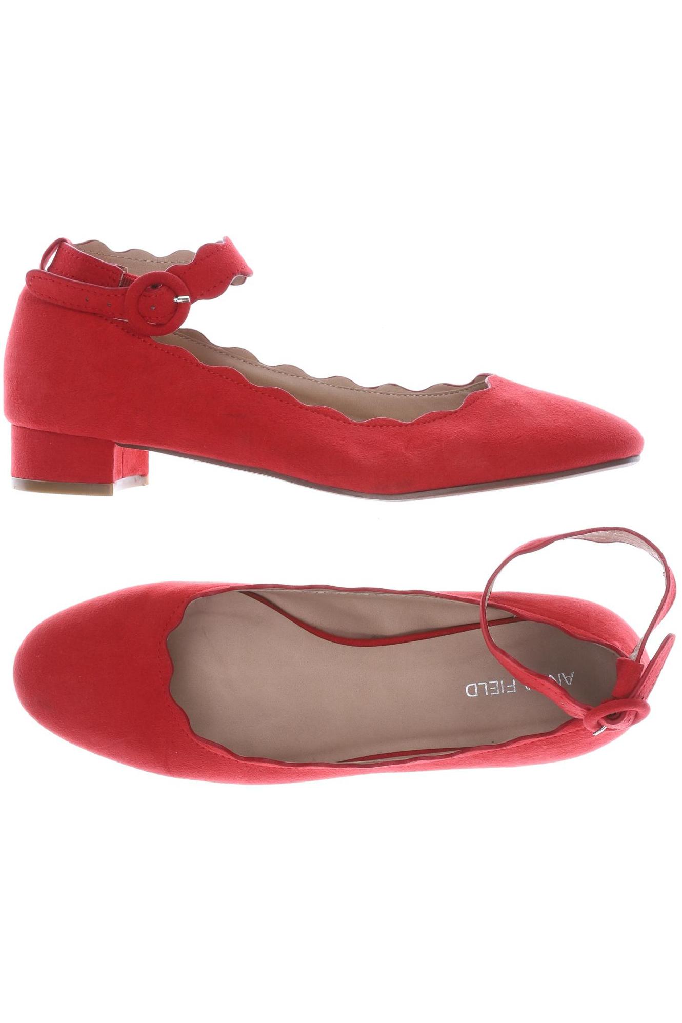 

Anna Field Damen Ballerinas, rot