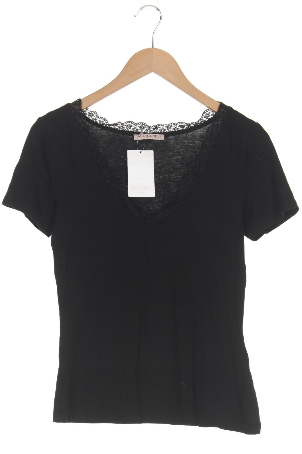 

Anna Field Damen T-Shirt, schwarz, Gr. 36