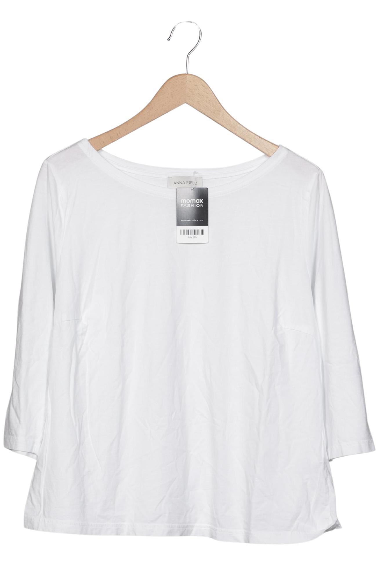

Anna Field Damen Langarmshirt, weiß, Gr. 48