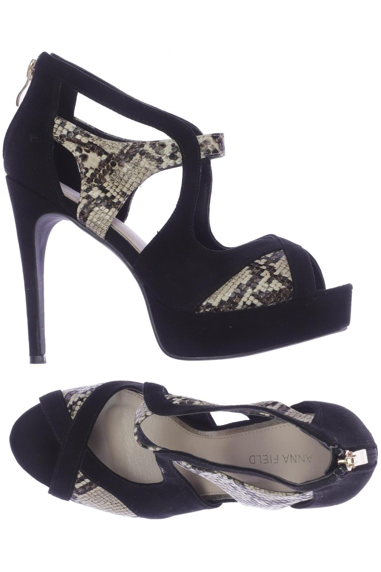 

Anna Field Damen Sandale, schwarz, Gr. 38